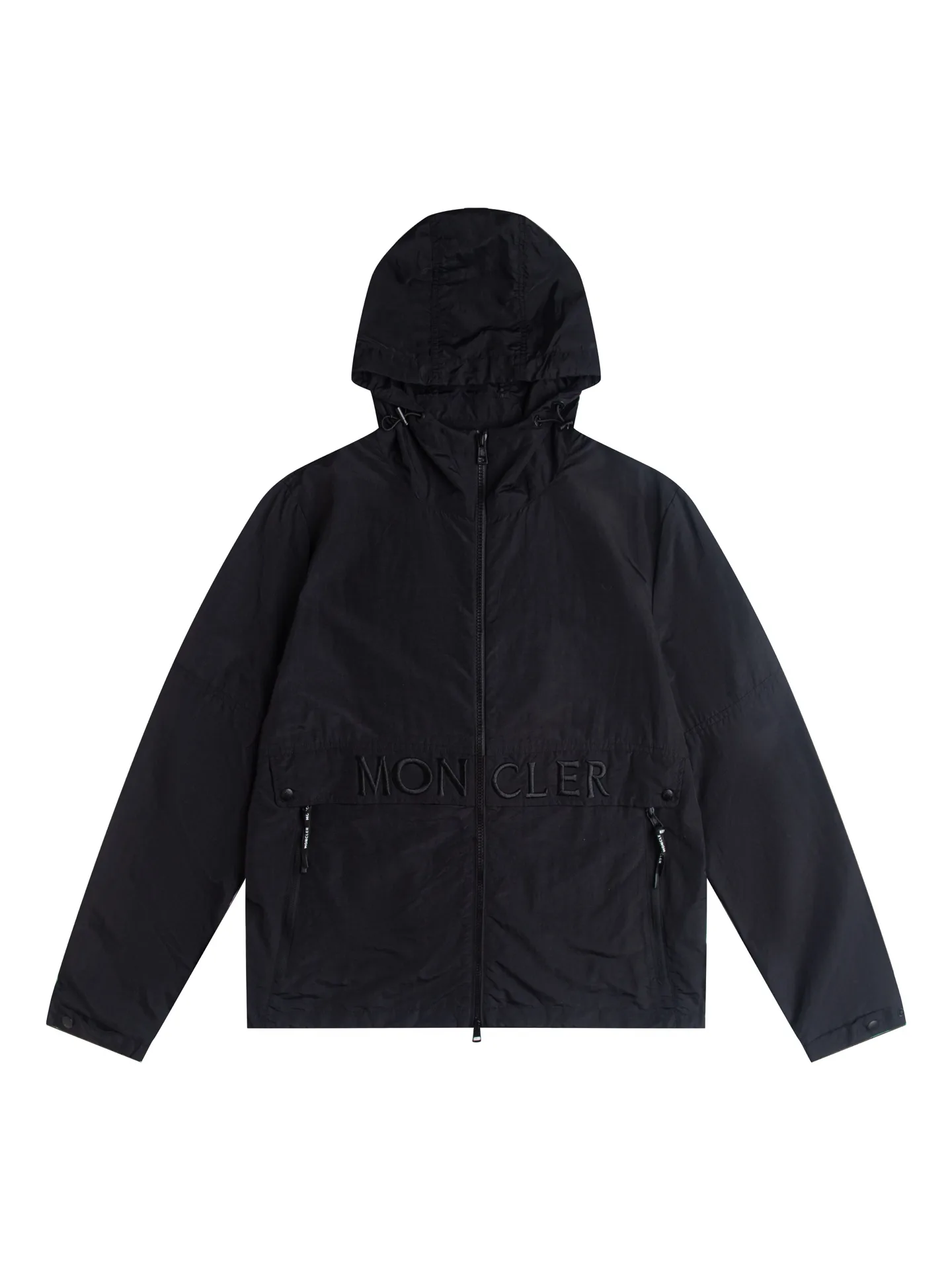 Logo-Embroidered Hooded Windbreaker Jacket D26015908