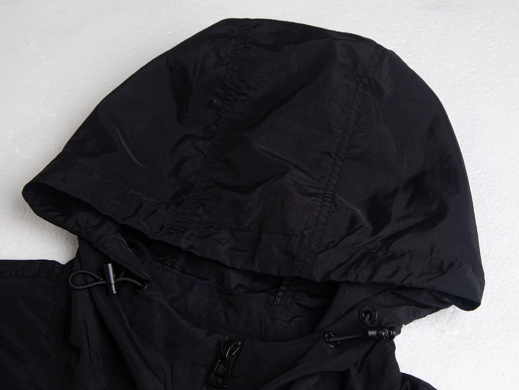 Logo-Embroidered Hooded Windbreaker Jacket D26015908 — view 8