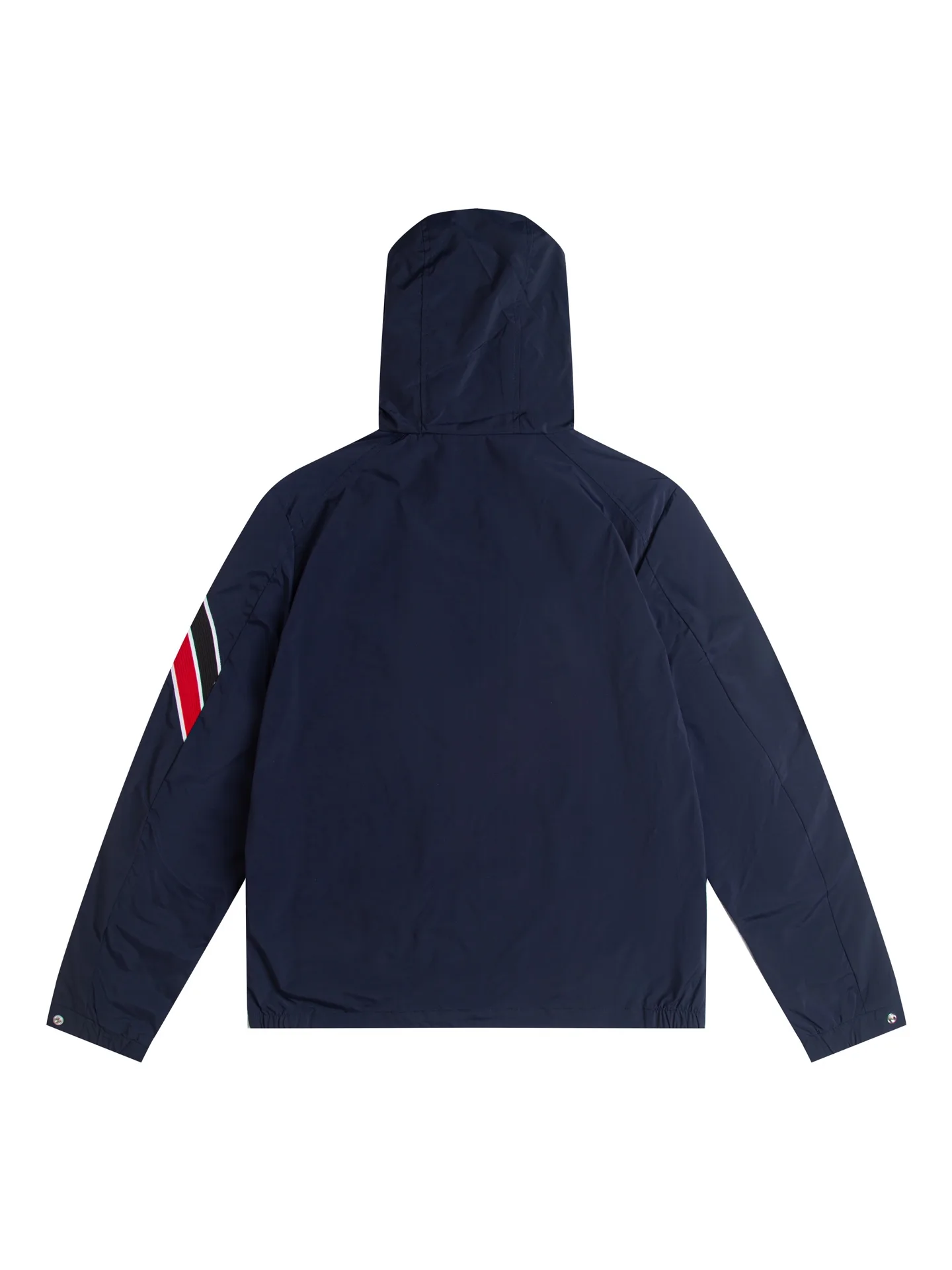 Striped Webbing Hooded Windbreaker Jacket D26015911 — view 2