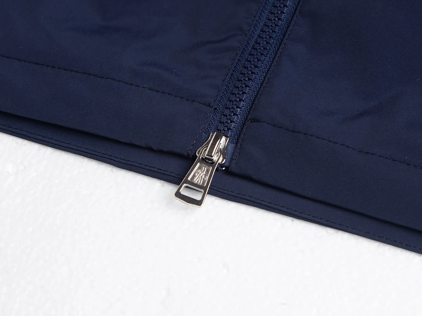 Striped Webbing Hooded Windbreaker Jacket D26015911 — view 8