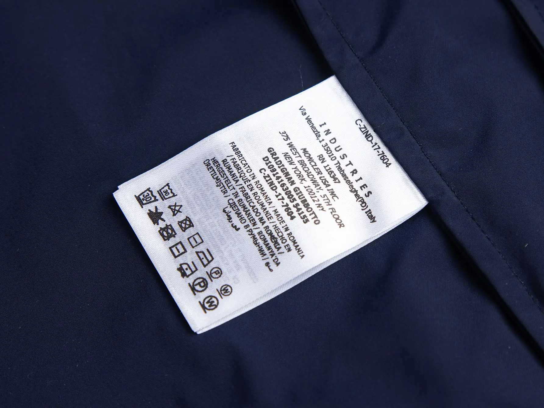 Striped Webbing Hooded Windbreaker Jacket D26015911 — view 11