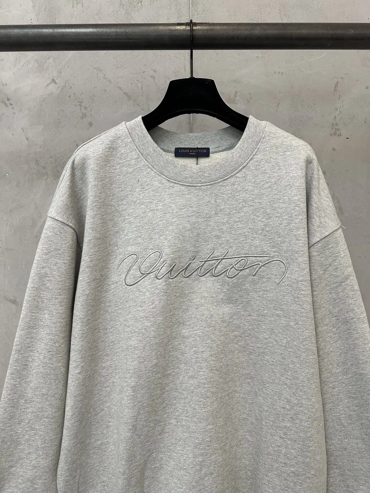 Logo Embroidered Cotton-Terry Sweatshirt D26023135 — view 3
