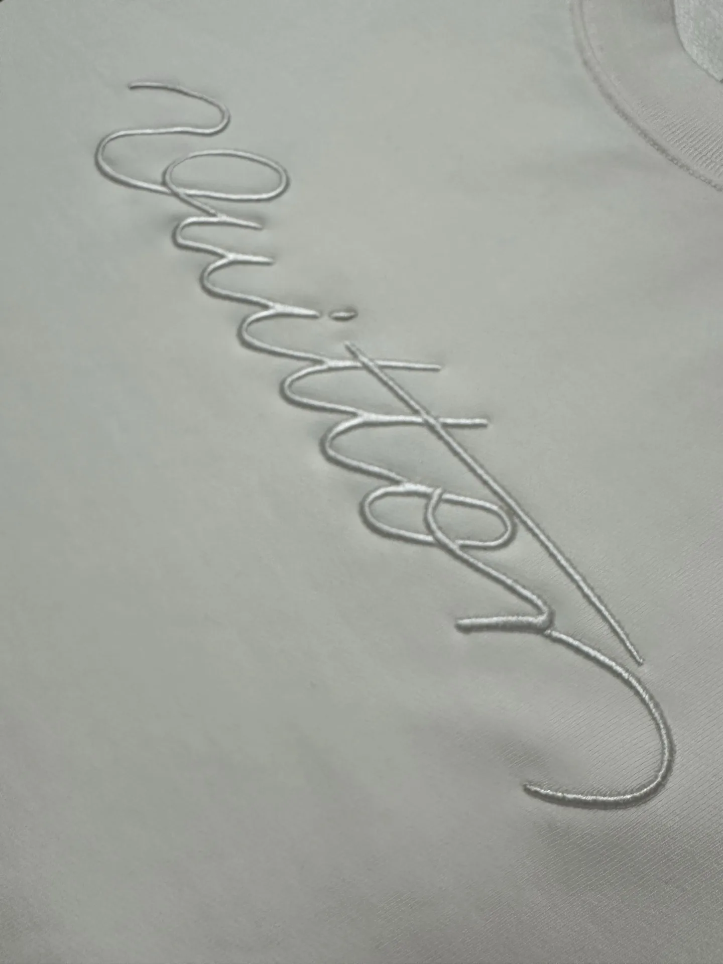 Embroidered Script Logo Crew-Neck Sweatshirt D26023136 — view 7