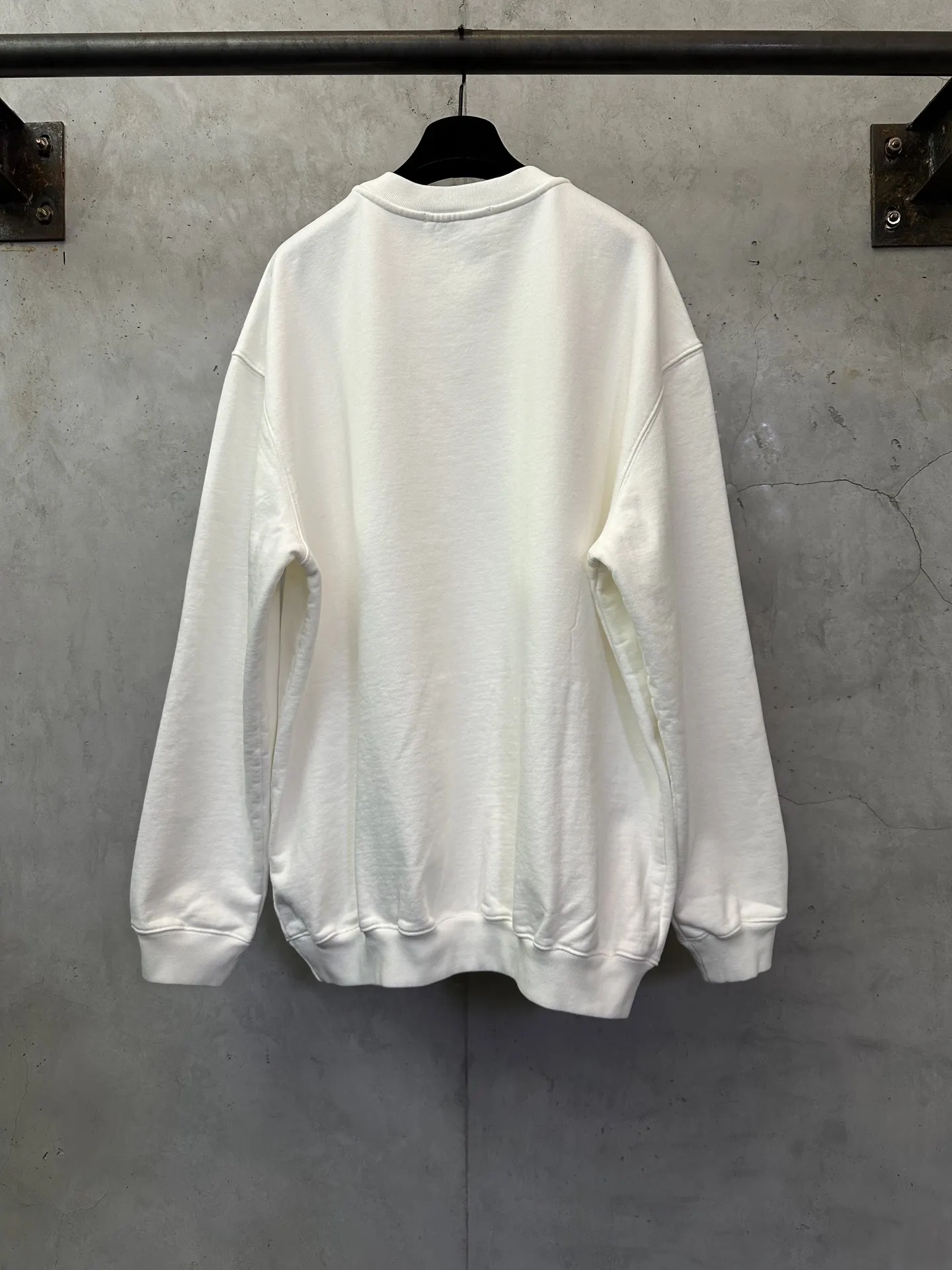 Logo Print Heavyweight Cotton Sweatshirt D26022235 — view 2