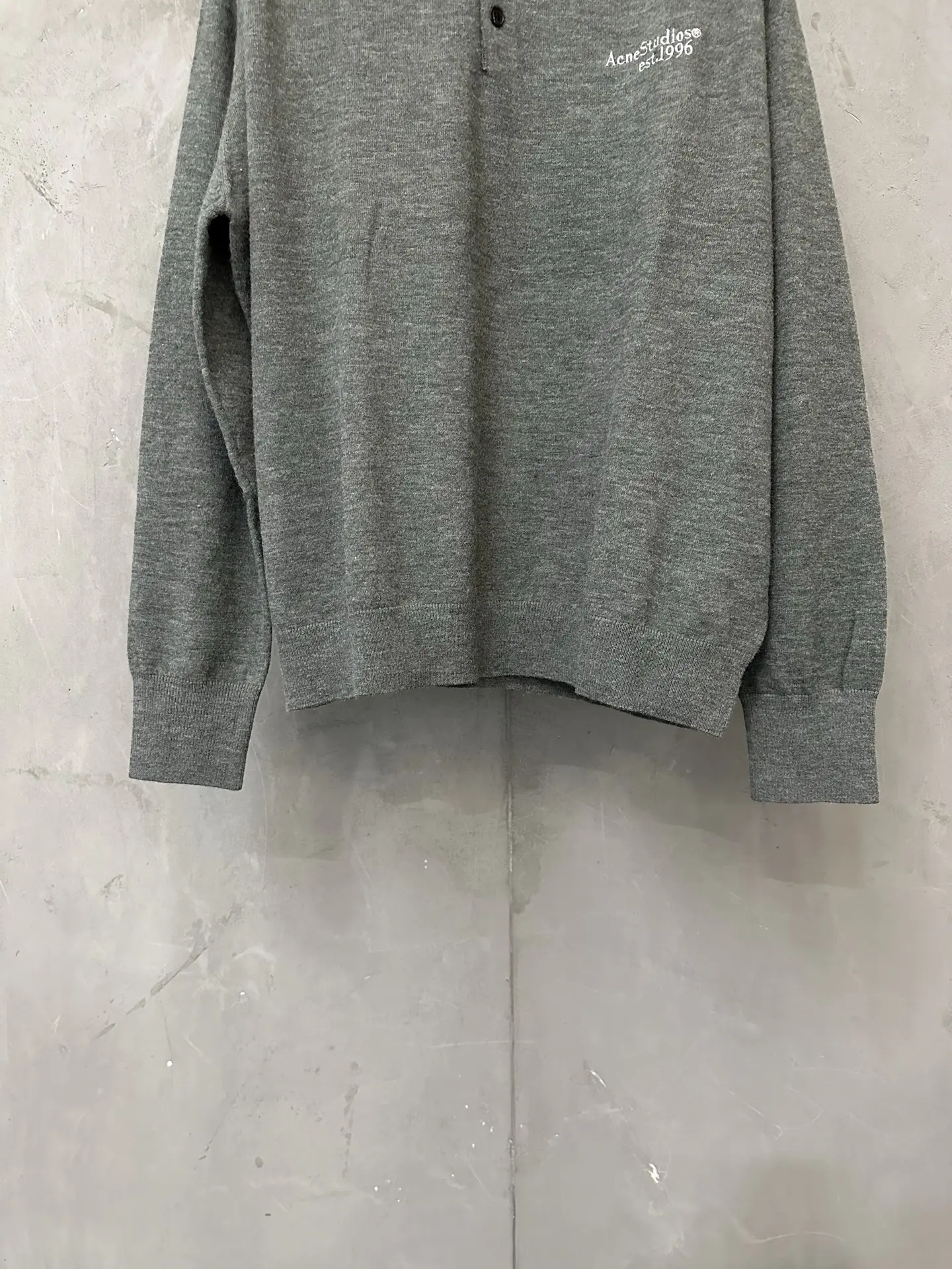Logo-Embroidered Wool-Blend Polo Sweater D27020510 — view 4