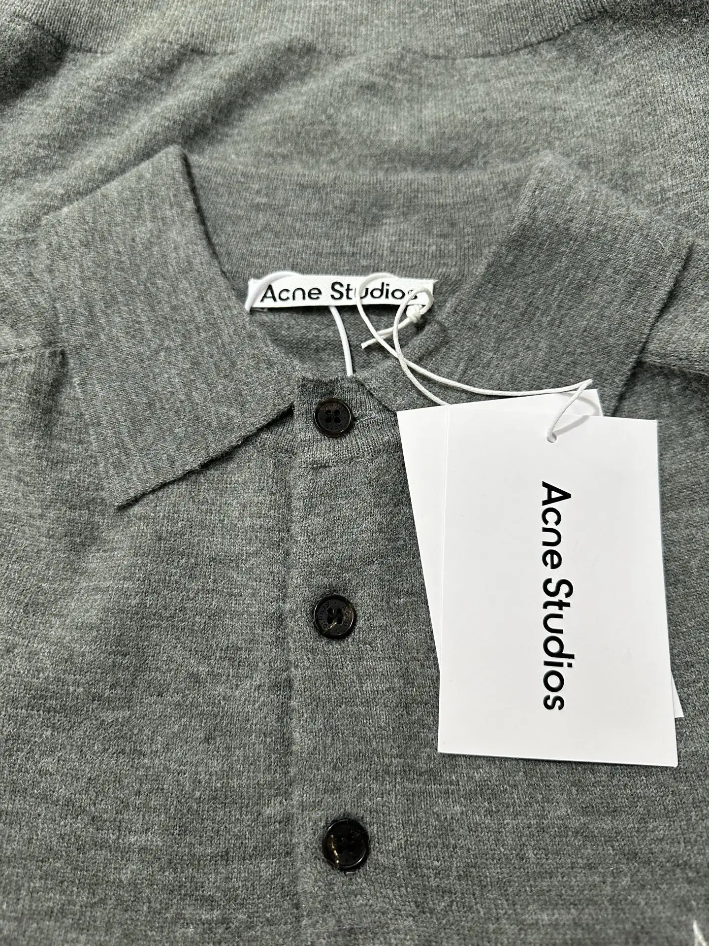 Logo-Embroidered Wool-Blend Polo Sweater D27020510 — view 6