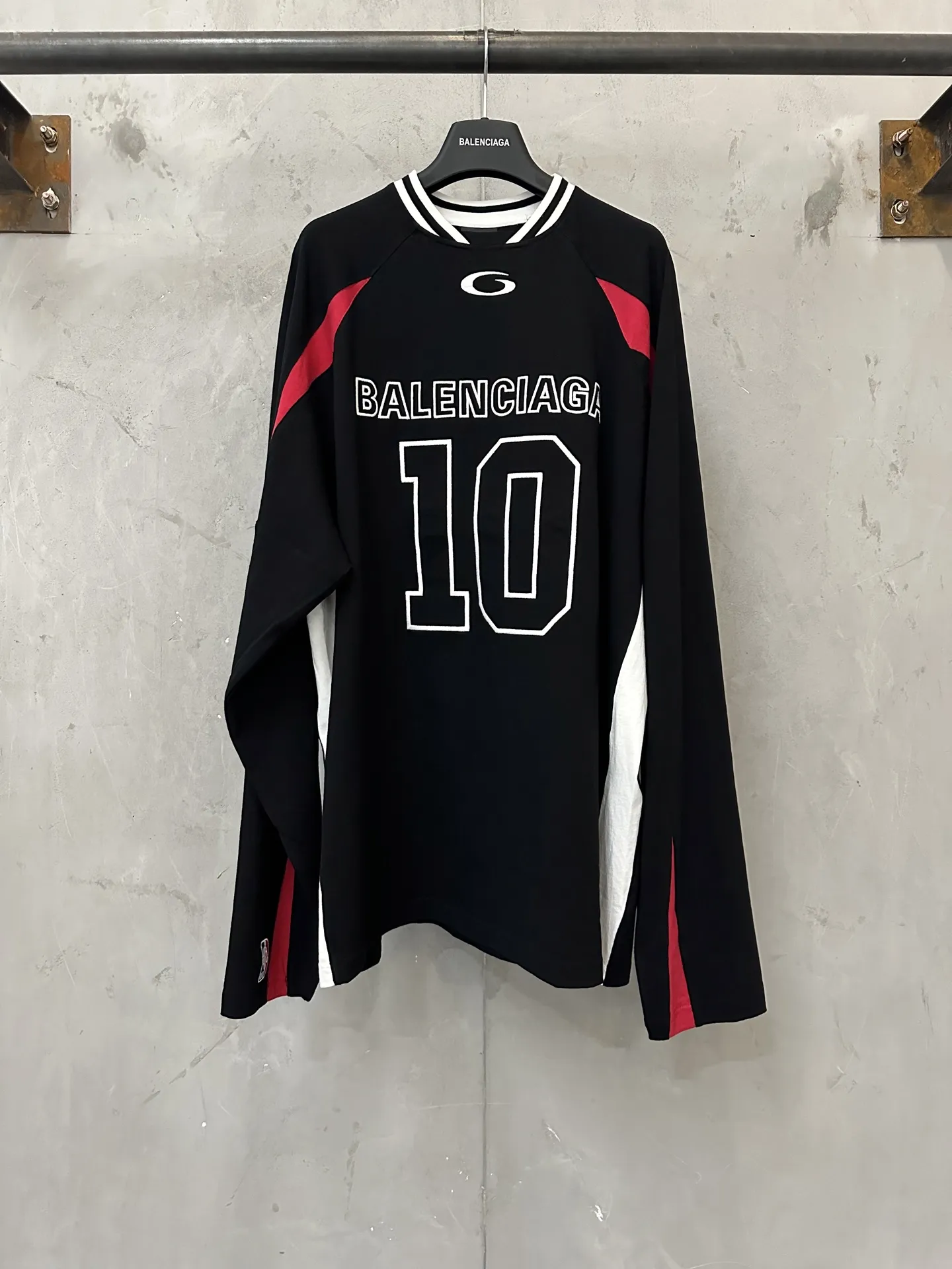 NBA Logo Embroidered Long-Sleeve Jersey T-Shirt D27023757