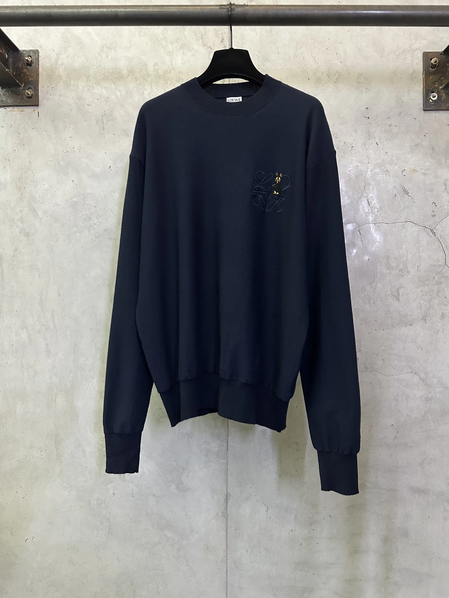 Anagram Animal Embroidery Knit Sweater D27015314