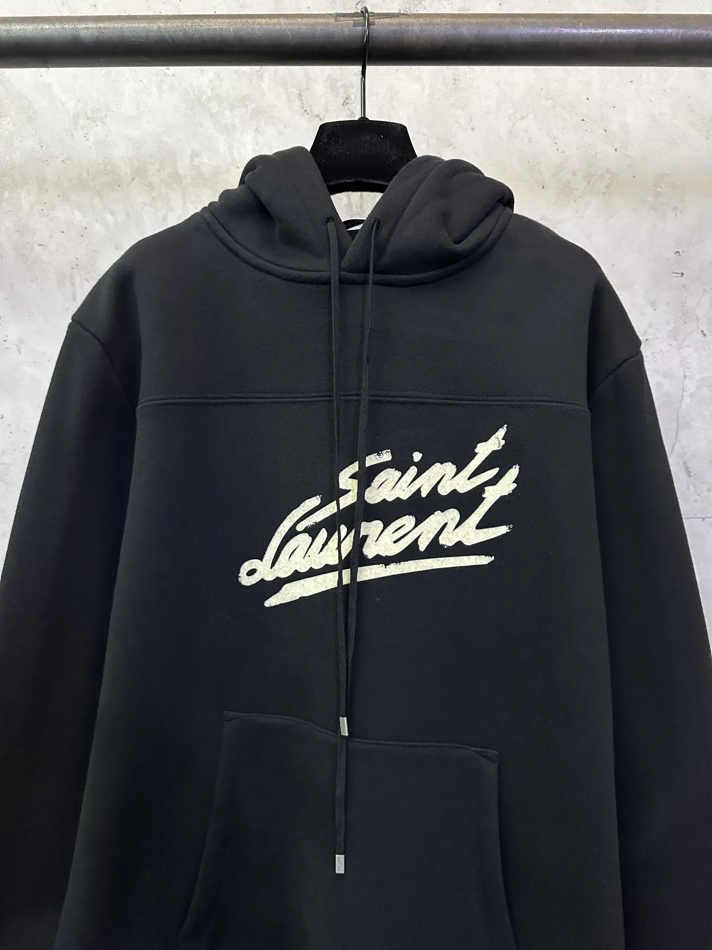 Logo Print Cotton-Fleece Hoodie D27023758 — view 3