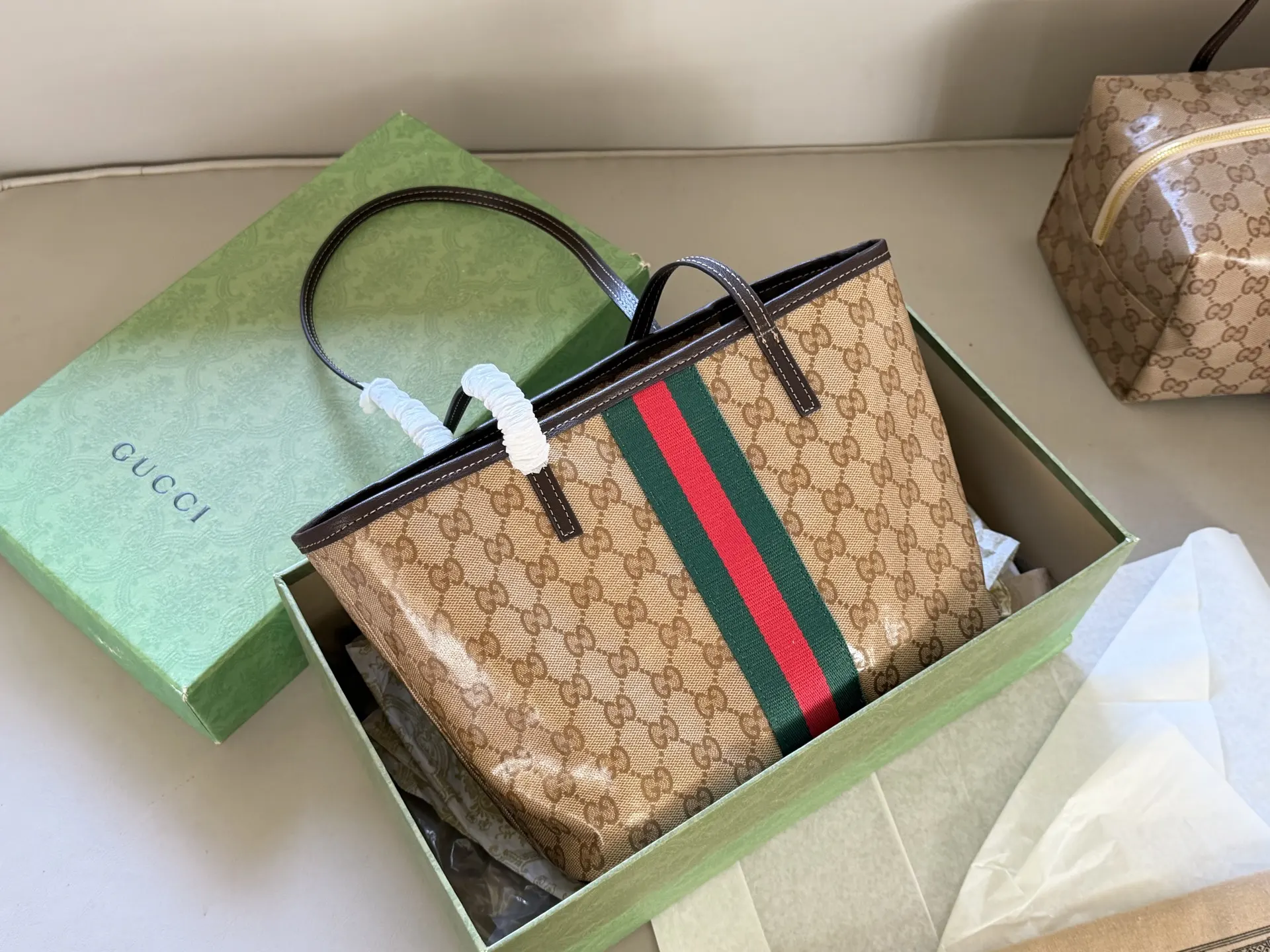 GG Coated Canvas Mini Tote Bag D27018391 — view 2