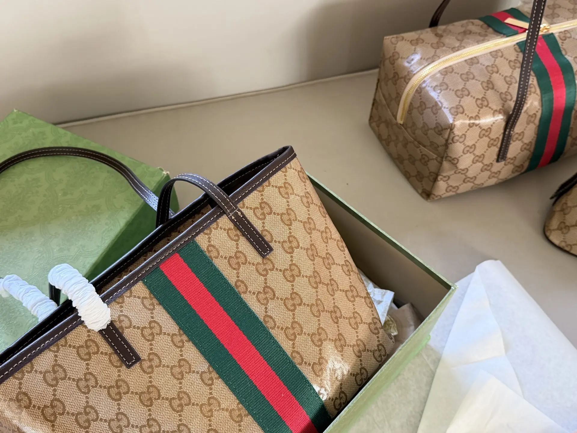 GG Coated Canvas Mini Tote Bag D27018391 — view 3