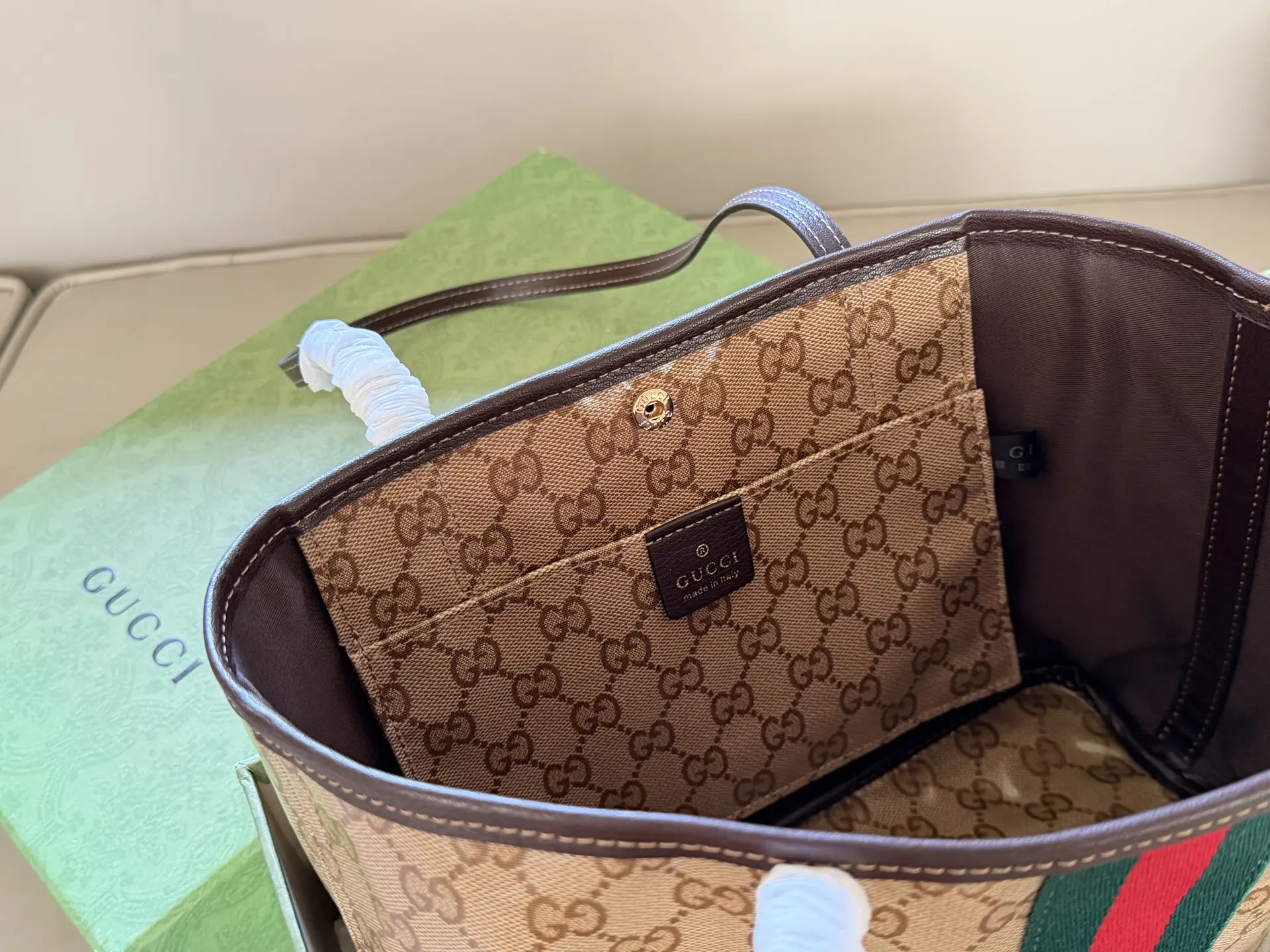 GG Coated Canvas Mini Tote Bag D27018391 — view 5