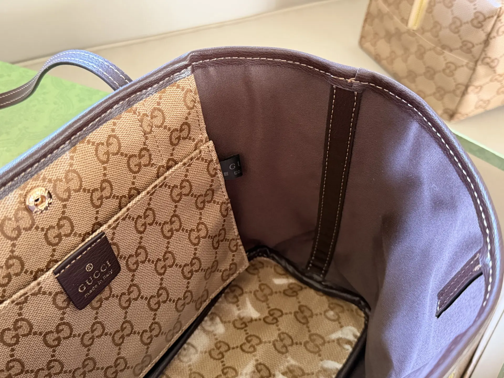 GG Coated Canvas Mini Tote Bag D27018391 — view 6