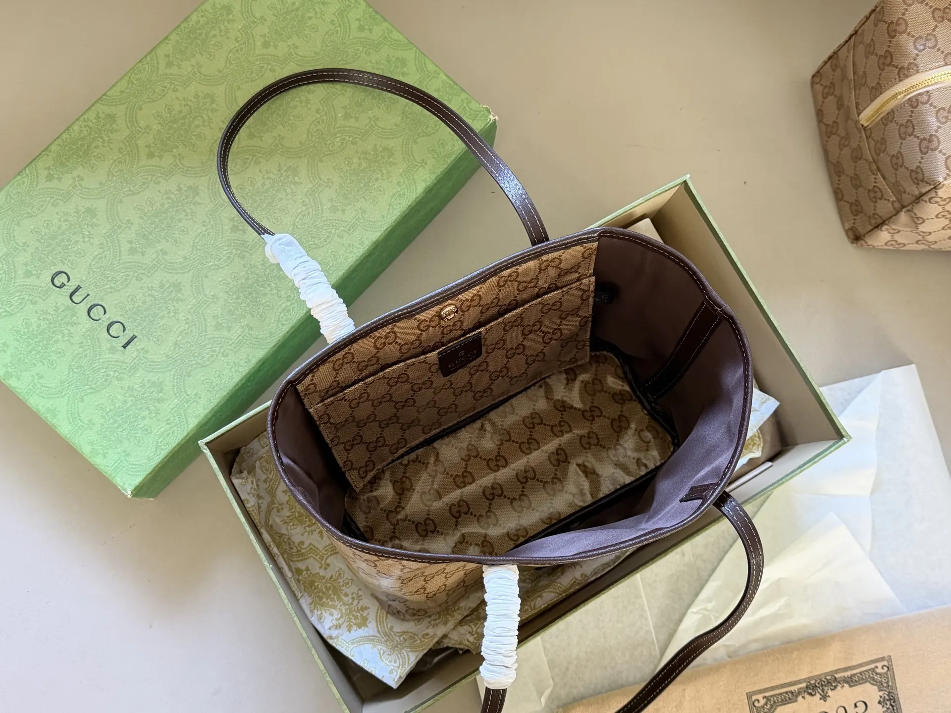 GG Coated Canvas Mini Tote Bag D27018391 — view 7