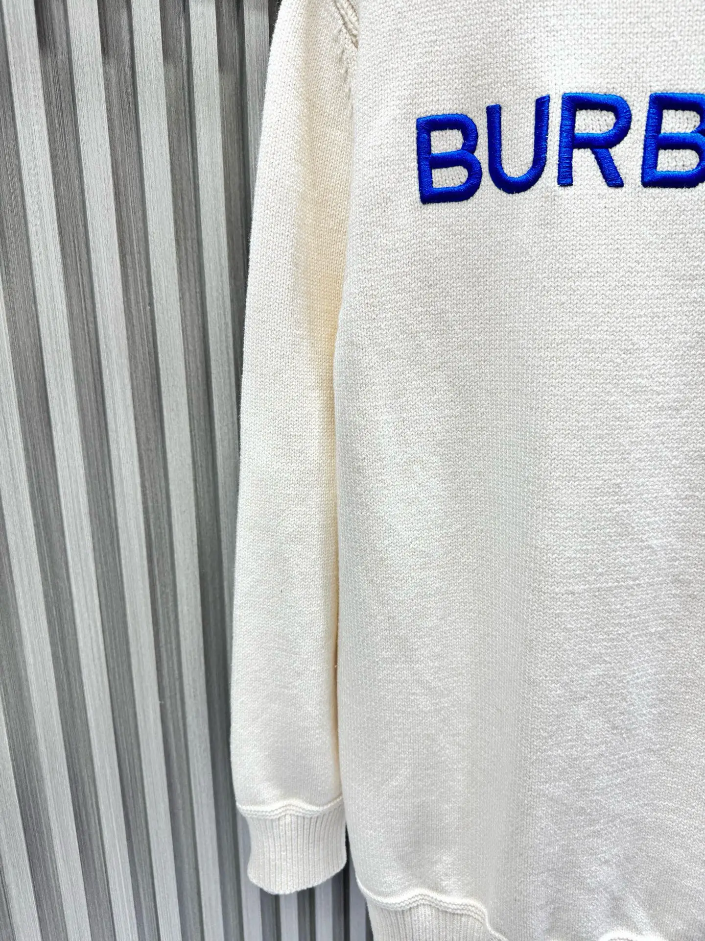 Embroidered Logo Half-Button Knit Sweater D27014138 — view 8