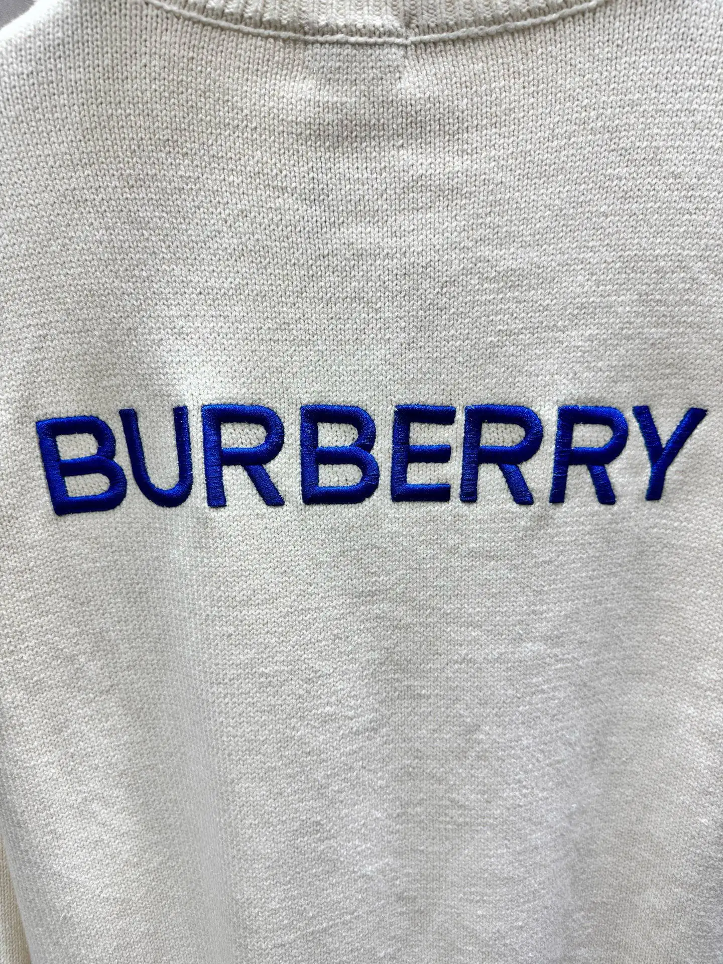 Embroidered Logo Half-Button Knit Sweater D27014138 — view 9
