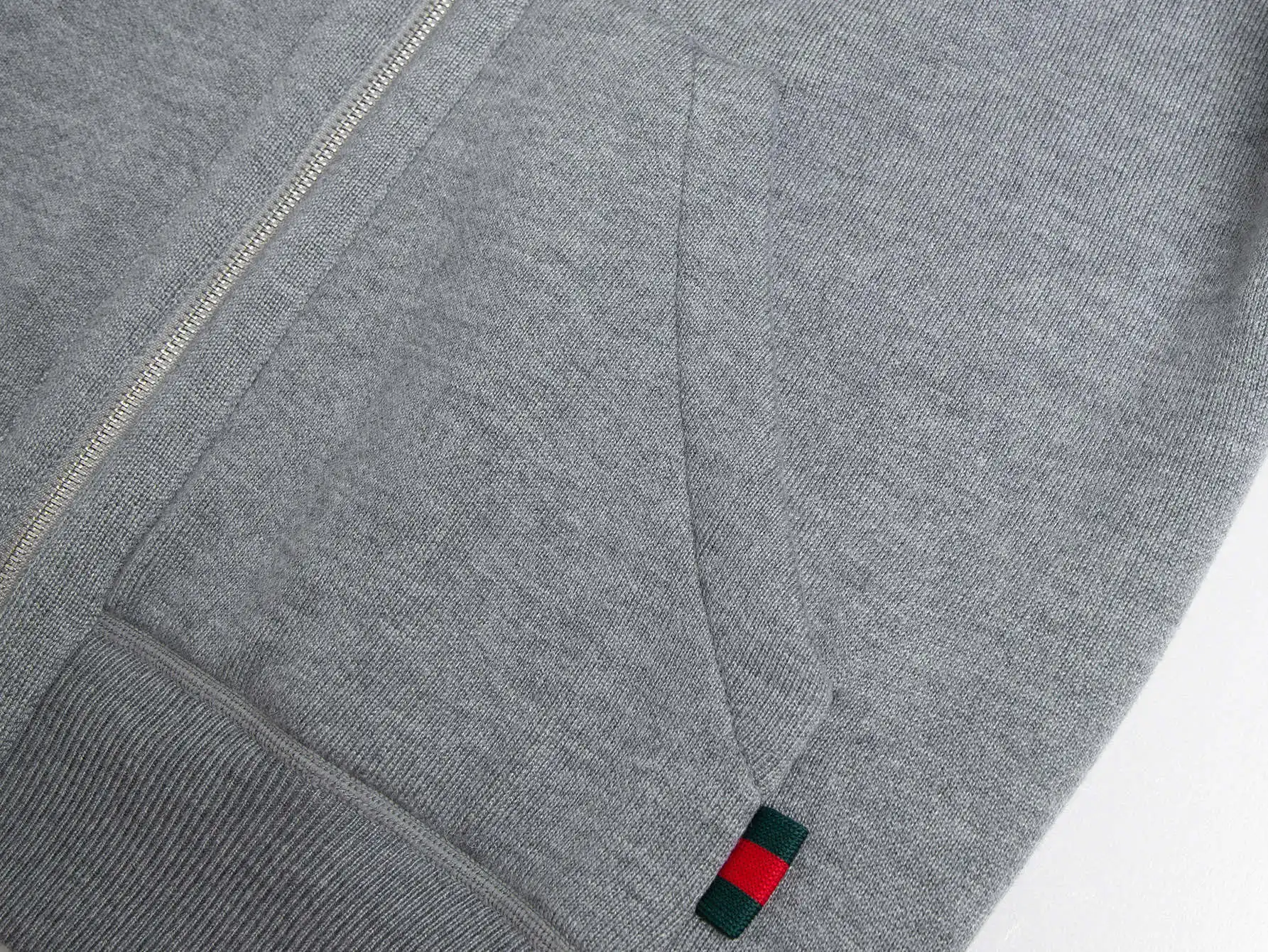 Reversible Logo Jacquard Cashmere-Blend Hoodie D27016003 — view 7
