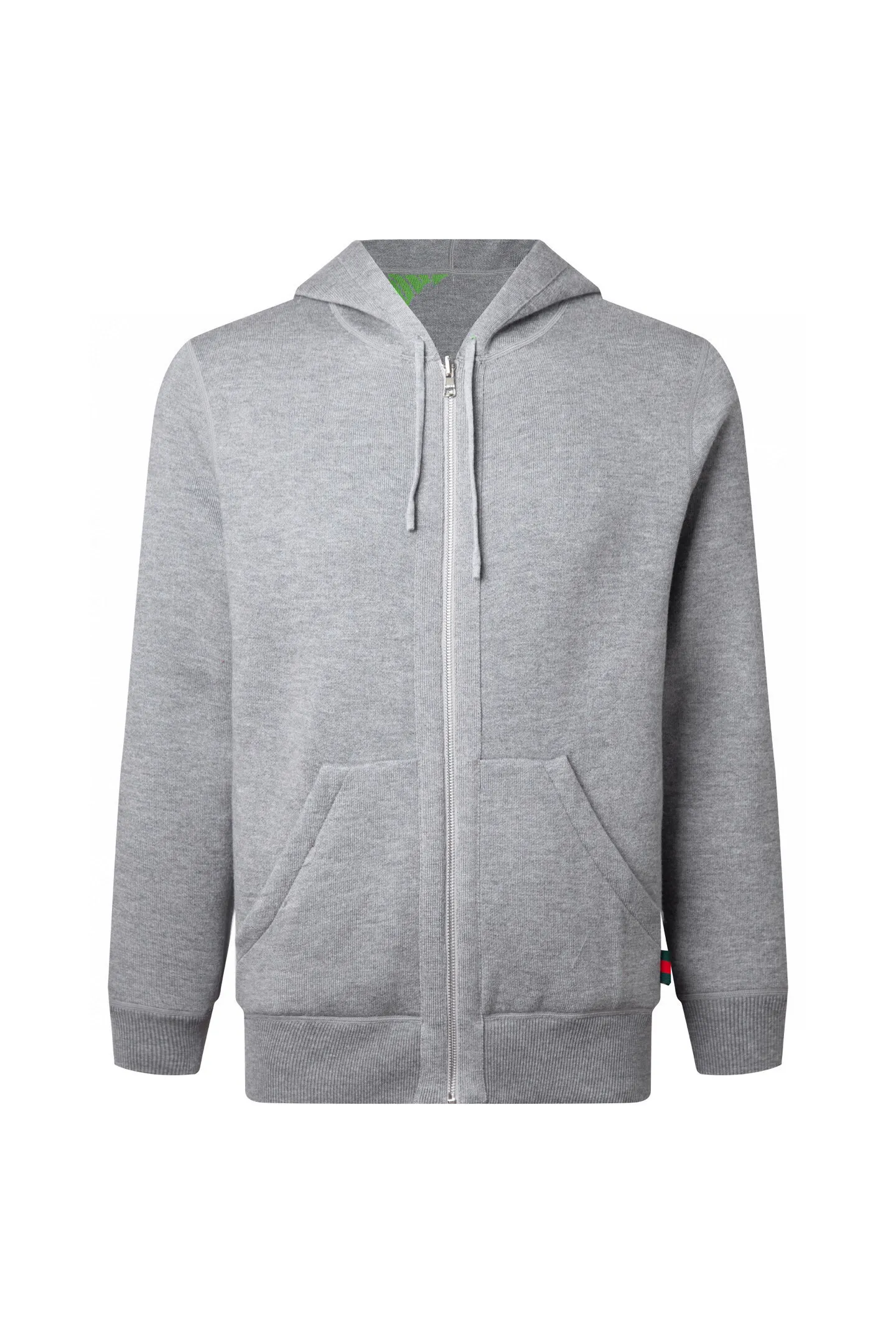 Reversible Logo Jacquard Cashmere-Blend Zip-Up Hoodie D27016002 — view 5
