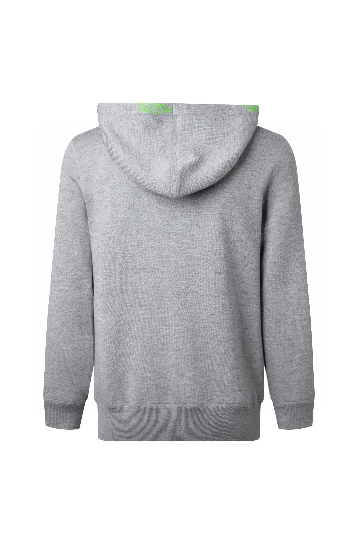 Reversible Logo Jacquard Cashmere-Blend Zip-Up Hoodie D27016002 — view 6