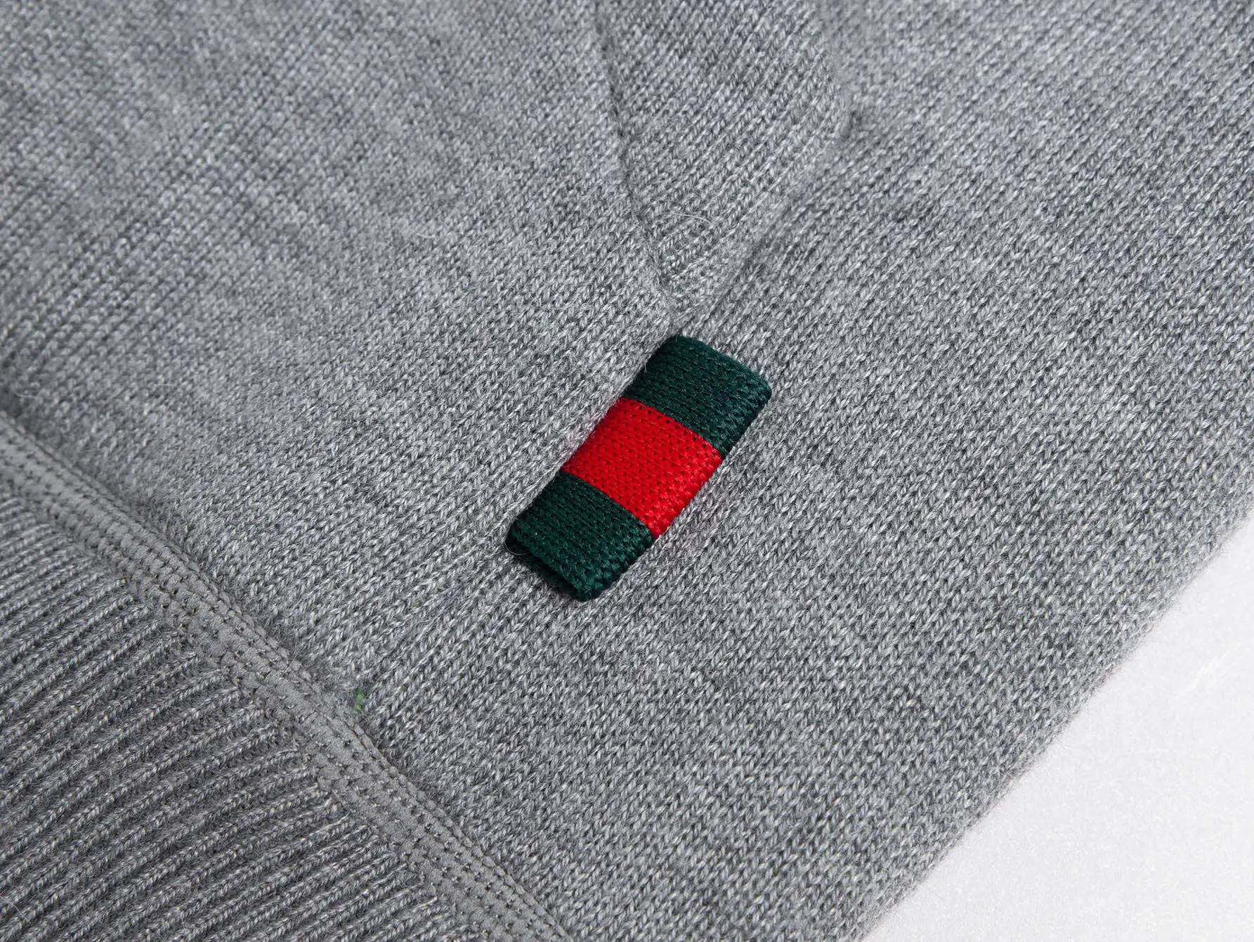 Reversible Logo Jacquard Cashmere-Blend Zip-Up Hoodie D27016002 — view 9
