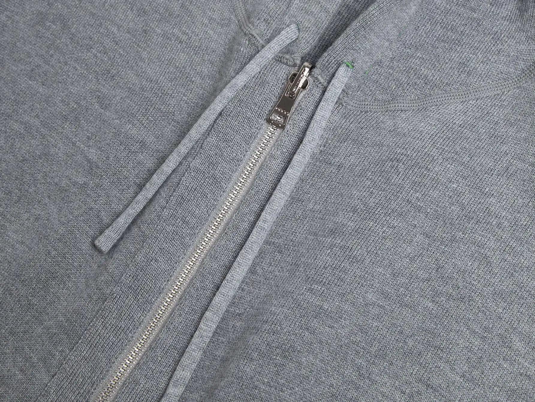 Reversible Logo Jacquard Cashmere-Blend Zip-Up Hoodie D27016002 — view 13