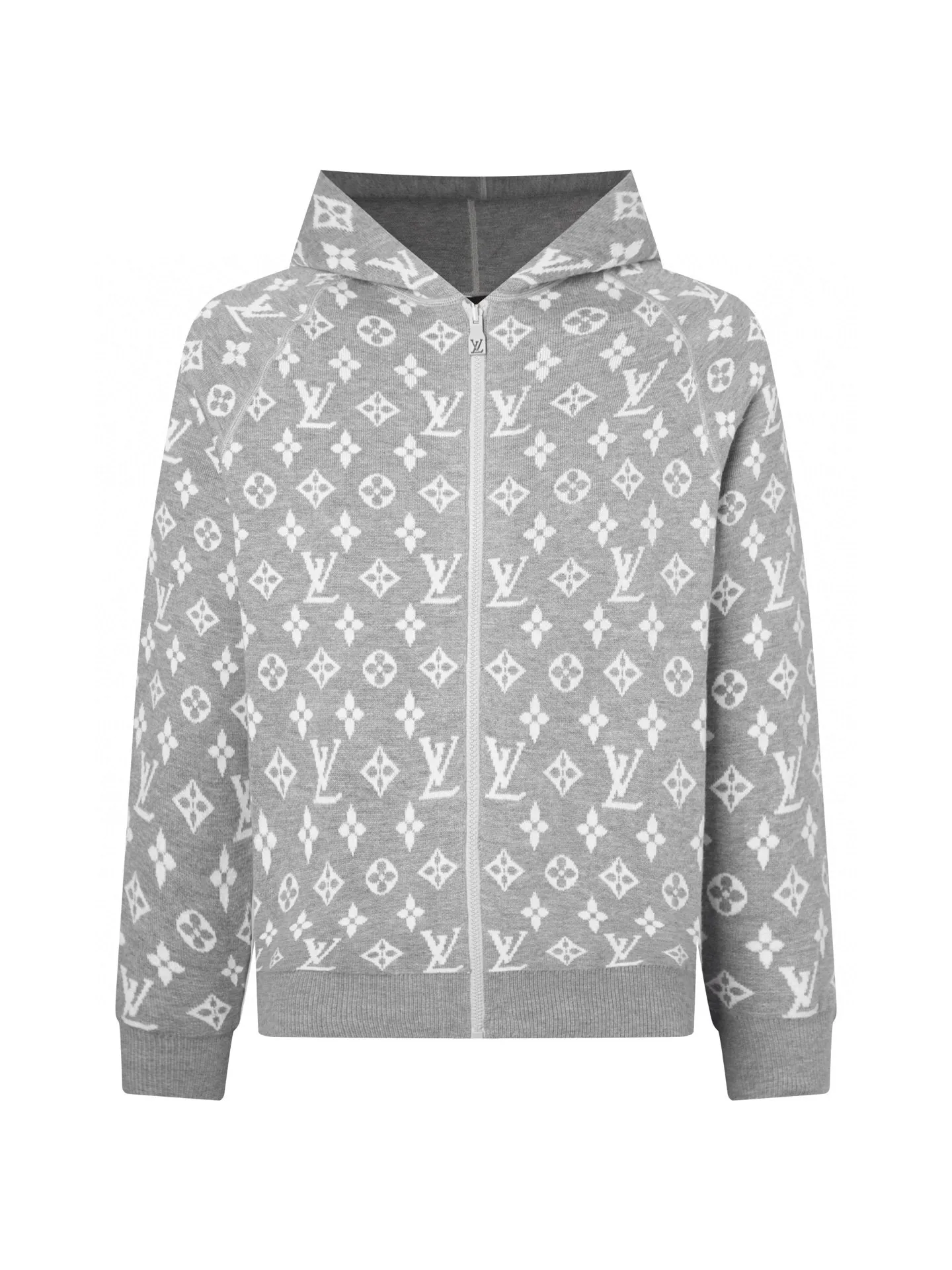Monogram Reversible Cashmere-Blend Zip-Up Hoodie D27016001