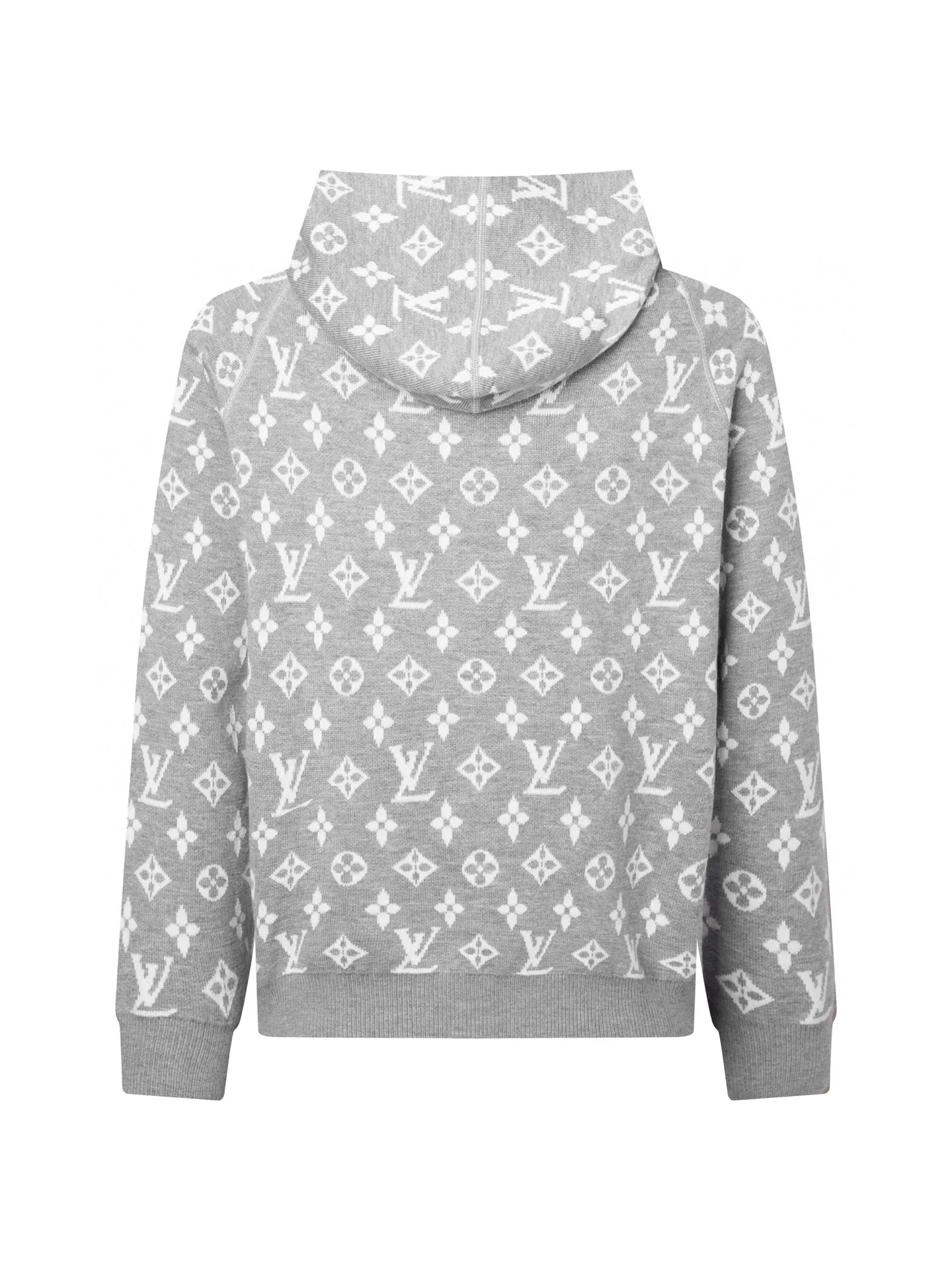Monogram Reversible Cashmere-Blend Zip-Up Hoodie D27016001 — view 2