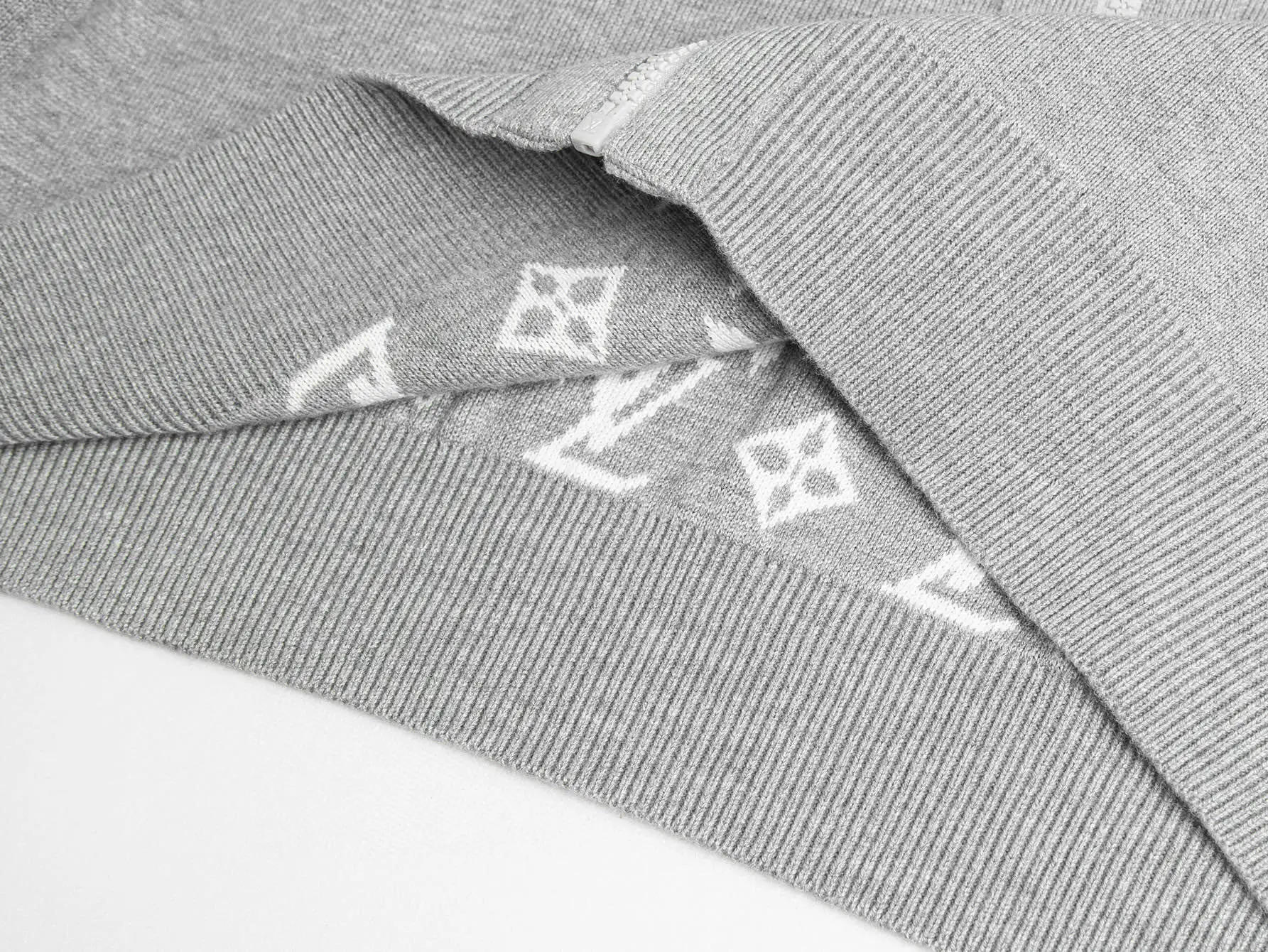 Monogram Reversible Cashmere-Blend Zip-Up Hoodie D27016001 — view 13