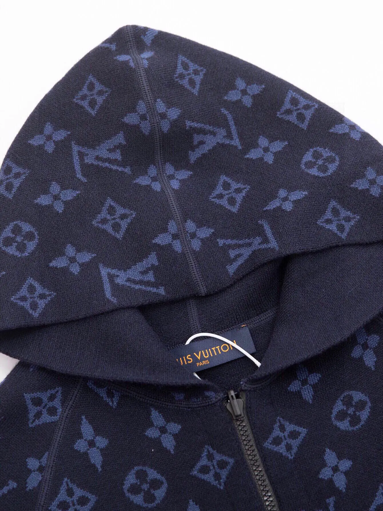 Monogram Reversible Cashmere-Blend Zip-Up Hoodie D27016000 — view 6