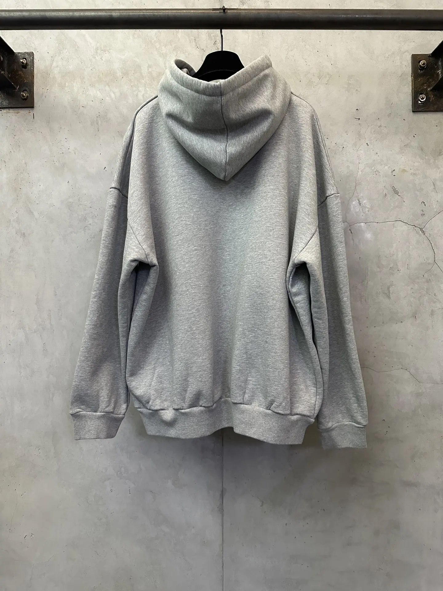 Logo Print Oversized Cotton Hoodie D27020535 — view 2