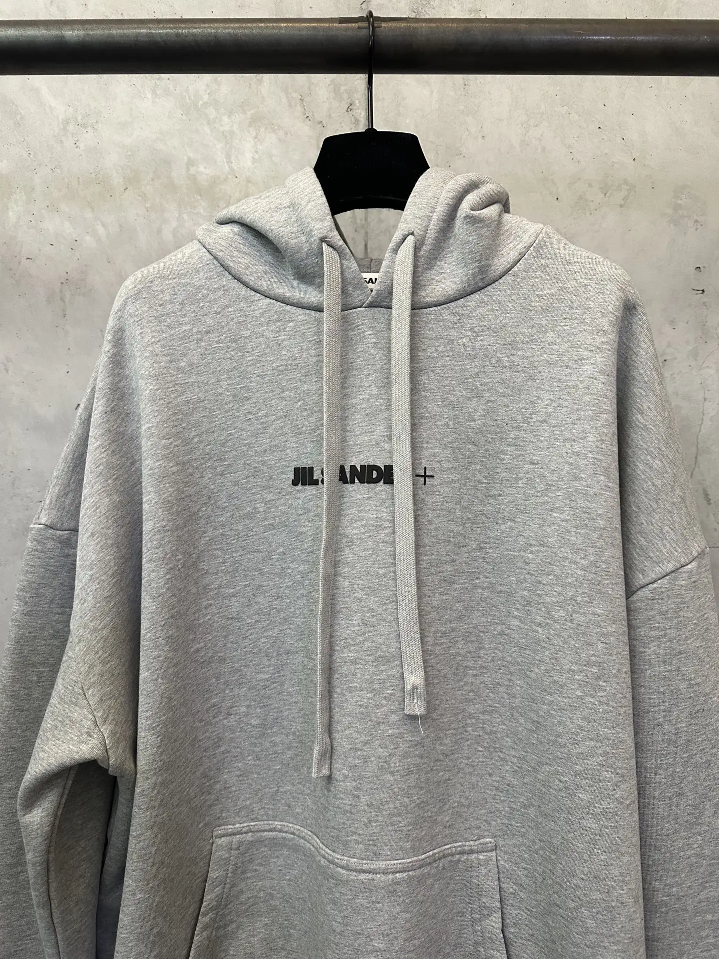 Logo Print Oversized Cotton Hoodie D27020535 — view 3
