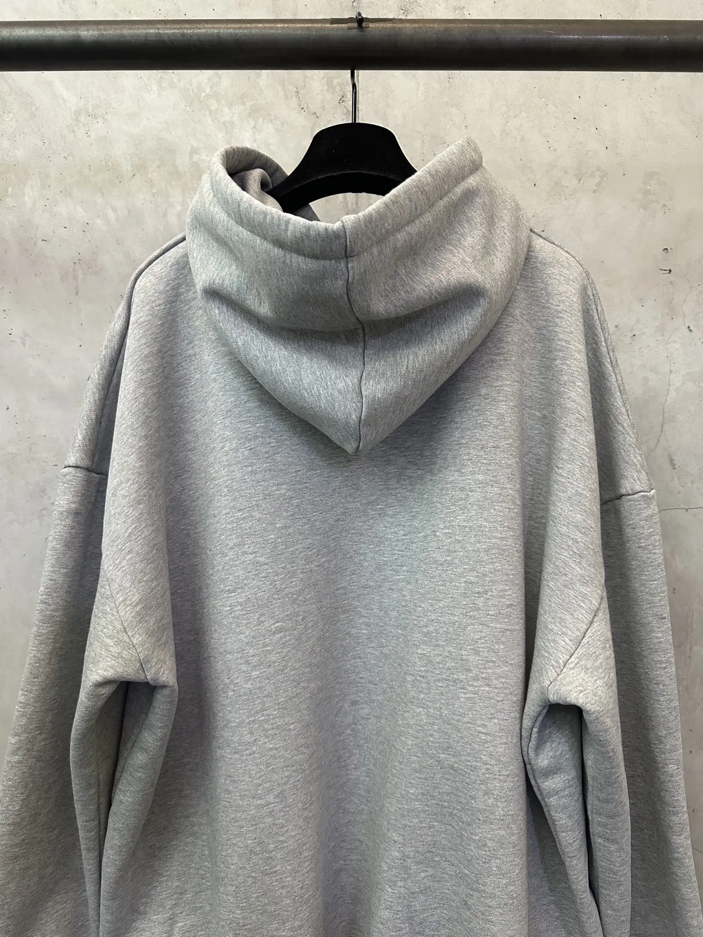 Logo Print Oversized Cotton Hoodie D27020535 — view 5