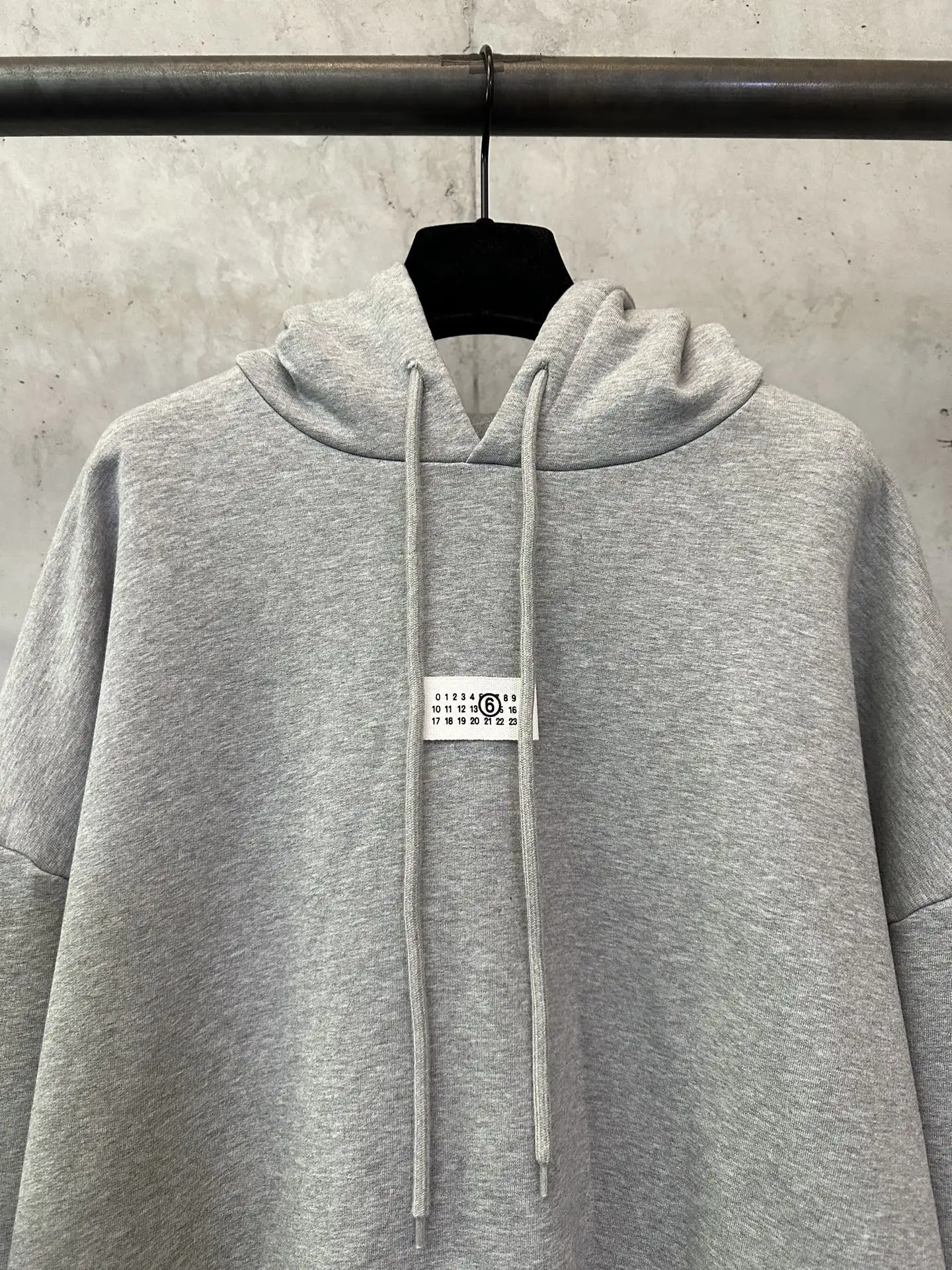 MM6 Maison Margiela Logo Label Oversized Hoodie D27020539 — view 3