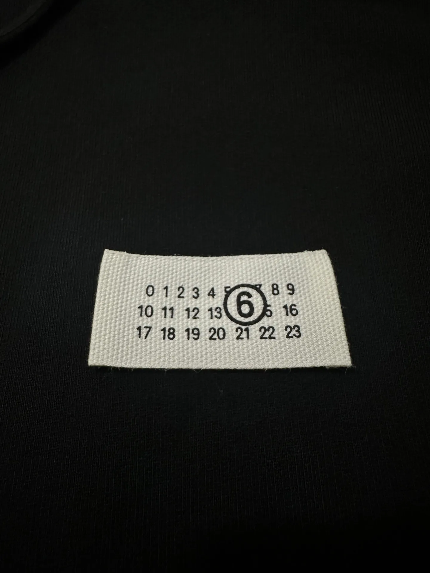 MM6 Logo Patch Distressed Hem Hoodie D27020518 — view 8