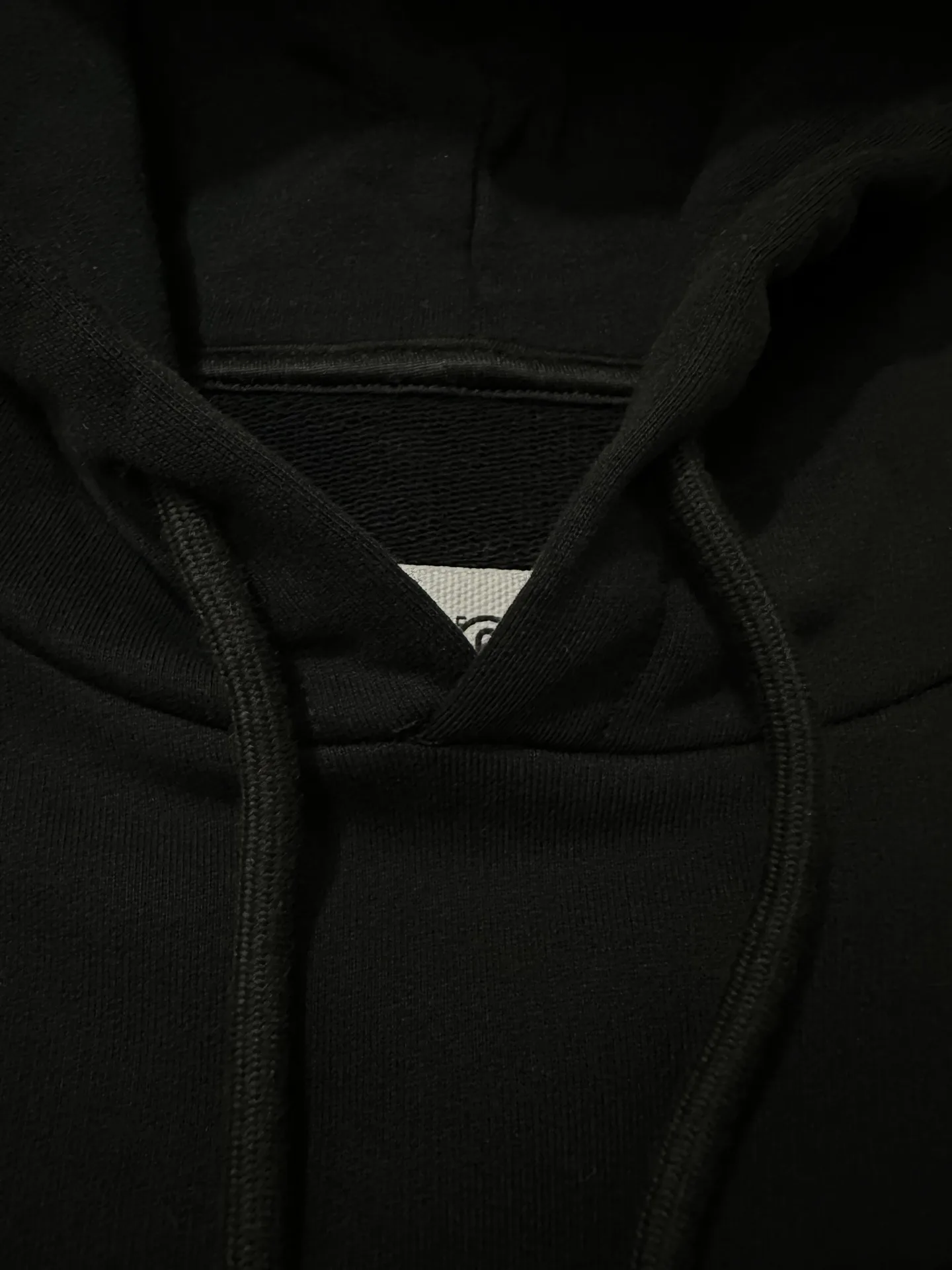 MM6 Logo Print Oversized Cotton Hoodie D27020658 — view 6