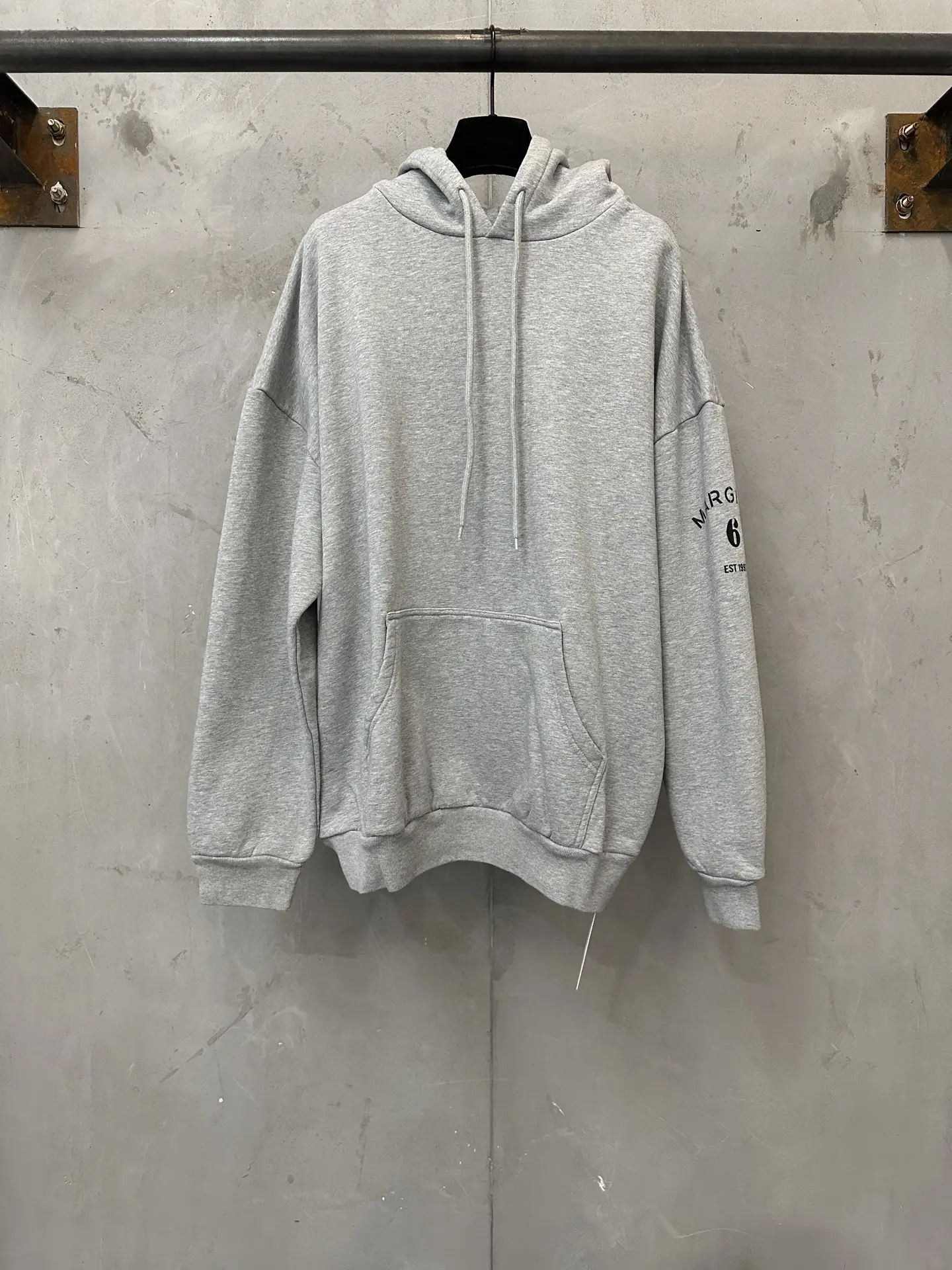 MM6 Maison Margiela Logo Print Cotton Hoodie D27020659