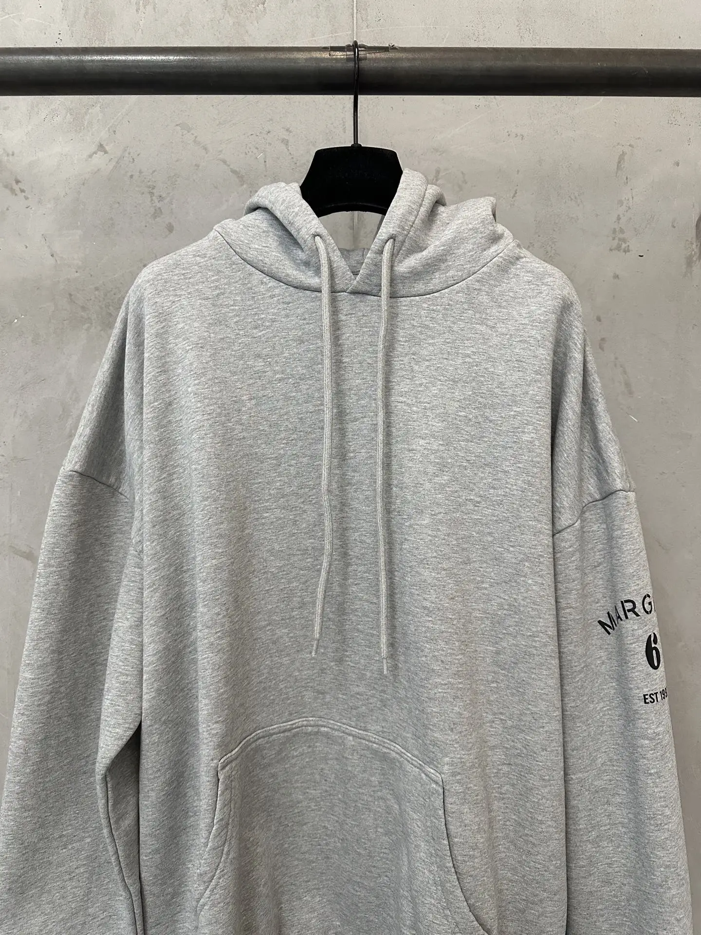 MM6 Maison Margiela Logo Print Cotton Hoodie D27020659 — view 3
