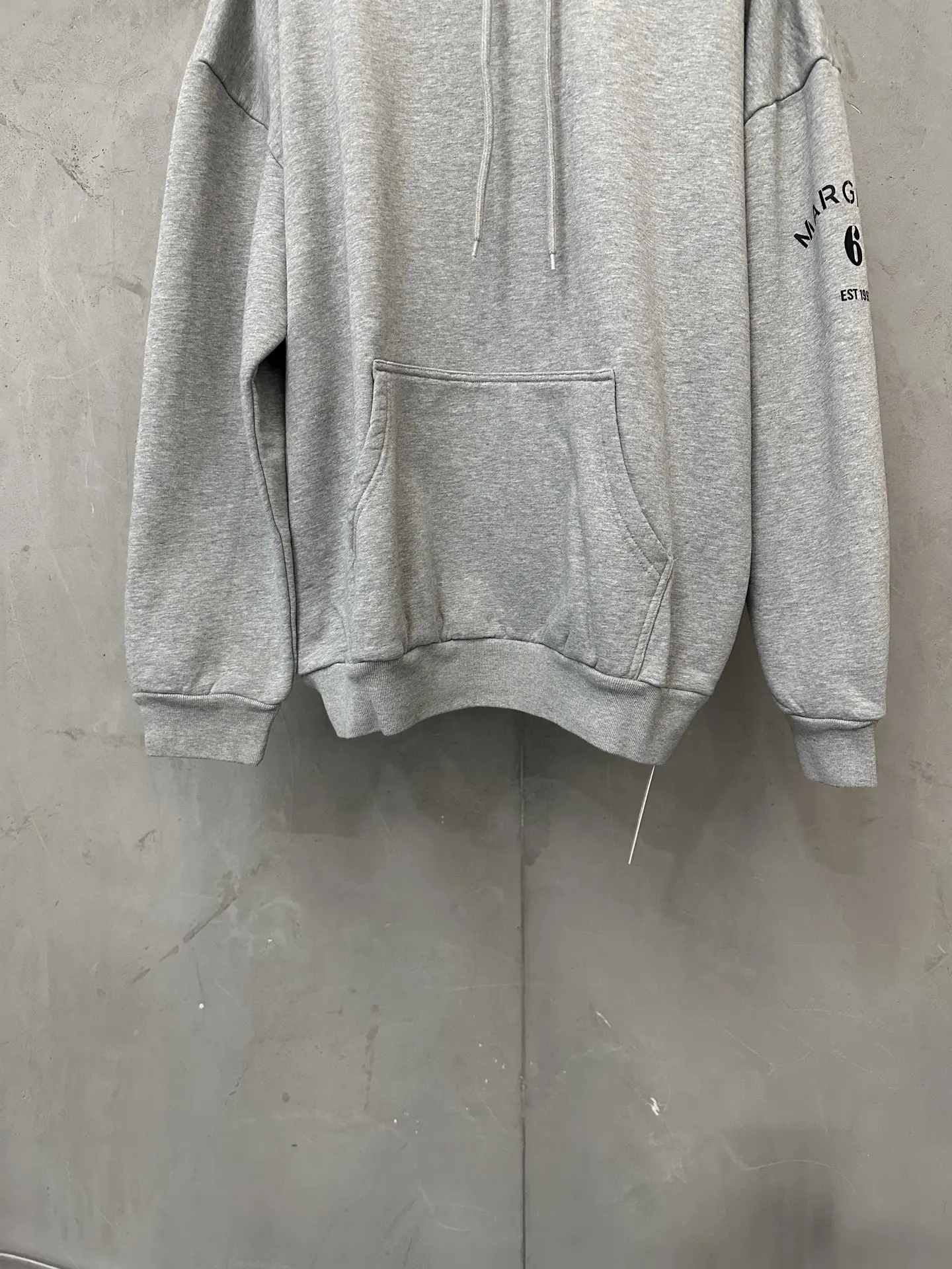 MM6 Maison Margiela Logo Print Cotton Hoodie D27020659 — view 4