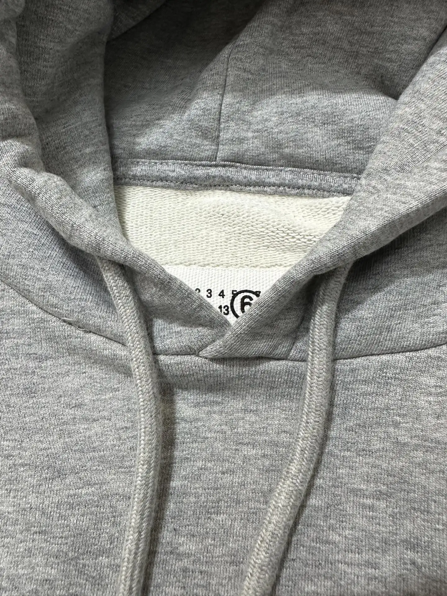 MM6 Maison Margiela Logo Print Cotton Hoodie D27020659 — view 6