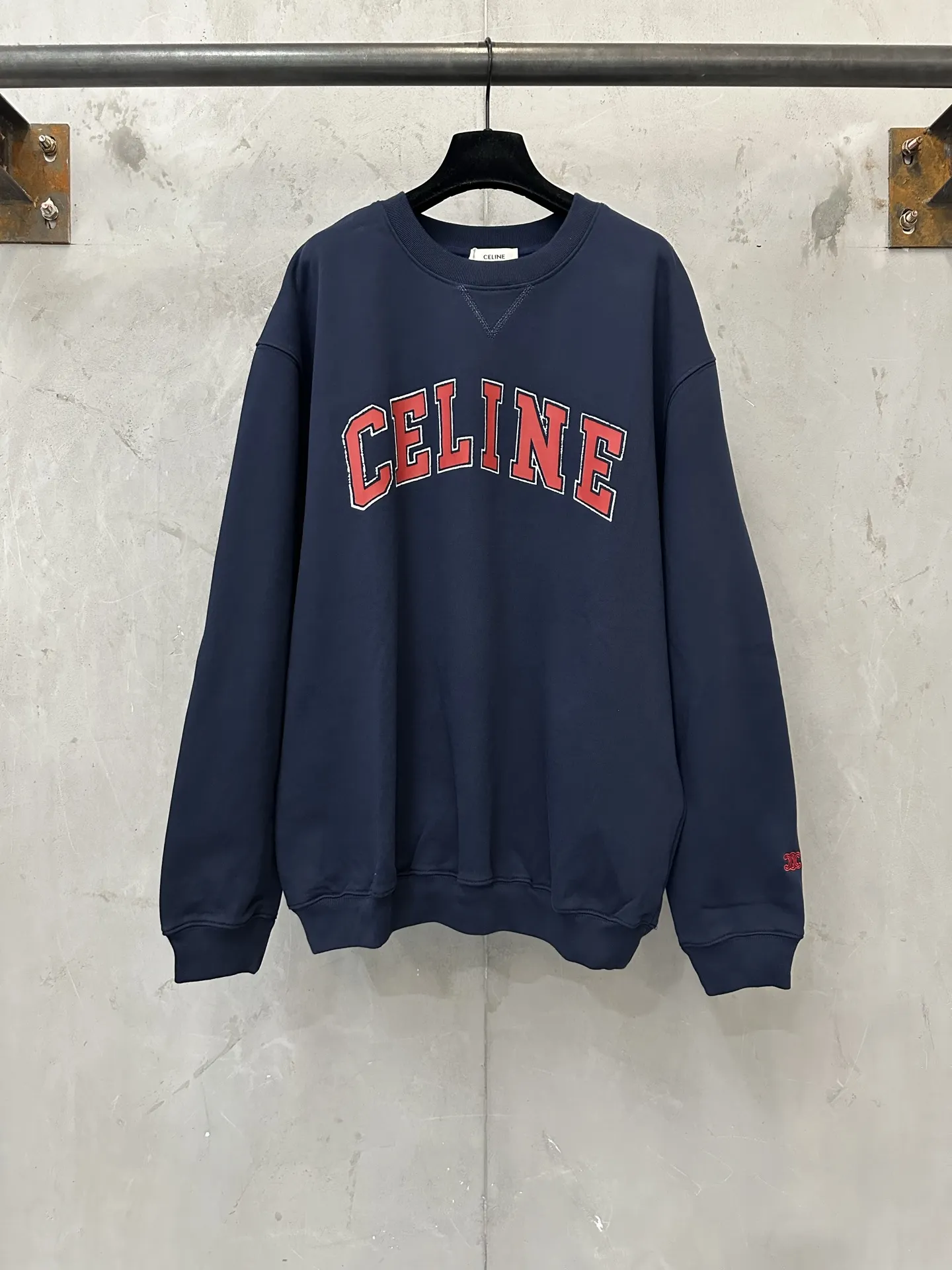 Logo Print Cotton-Jersey Sweatshirt D27022274