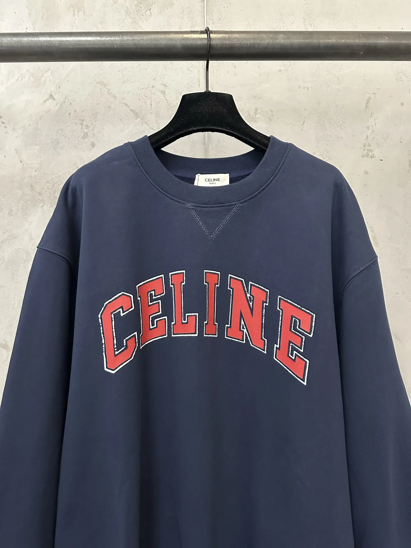 Logo Print Cotton-Jersey Sweatshirt D27022274 — view 3