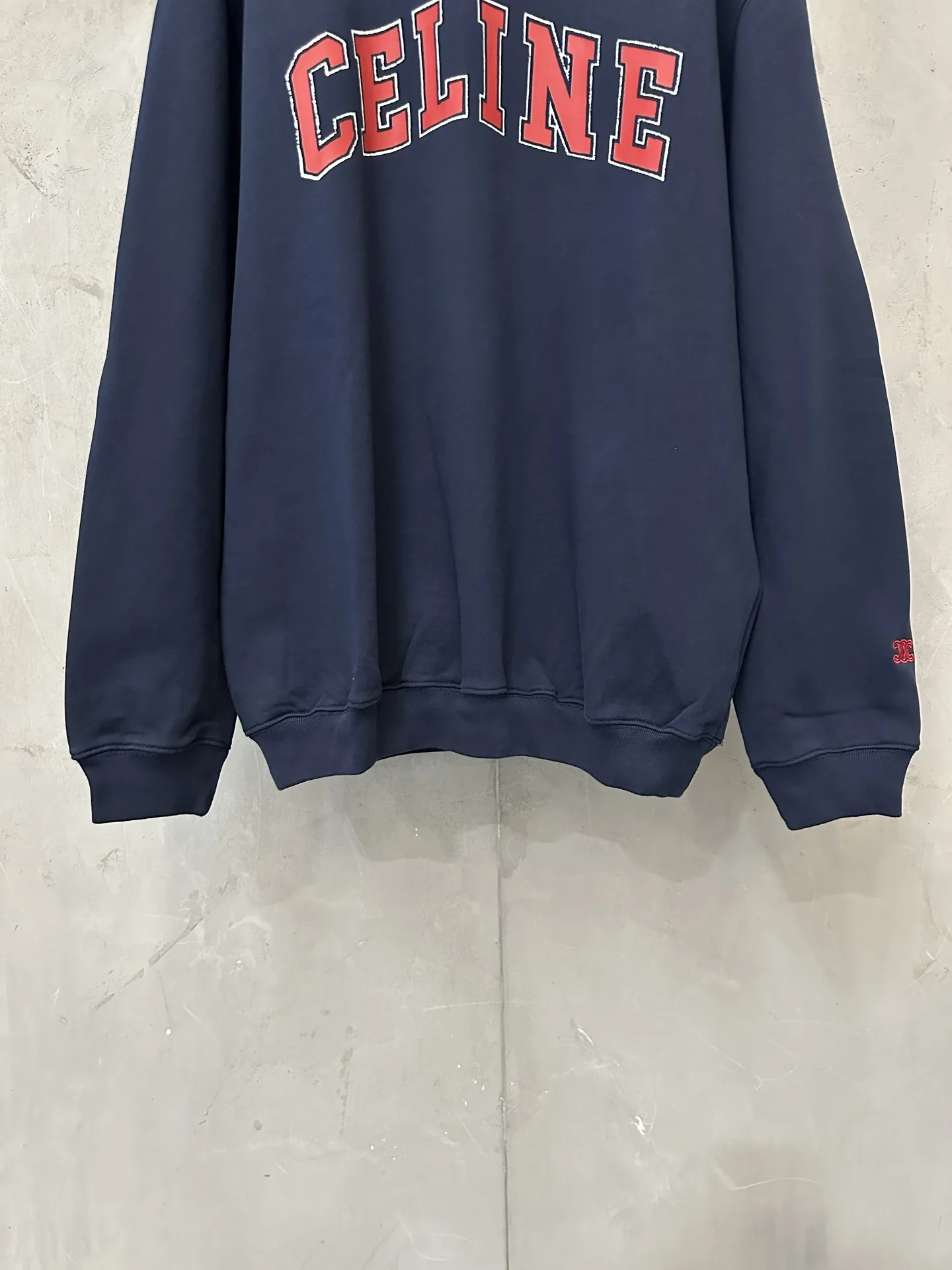 Logo Print Cotton-Jersey Sweatshirt D27022274 — view 4