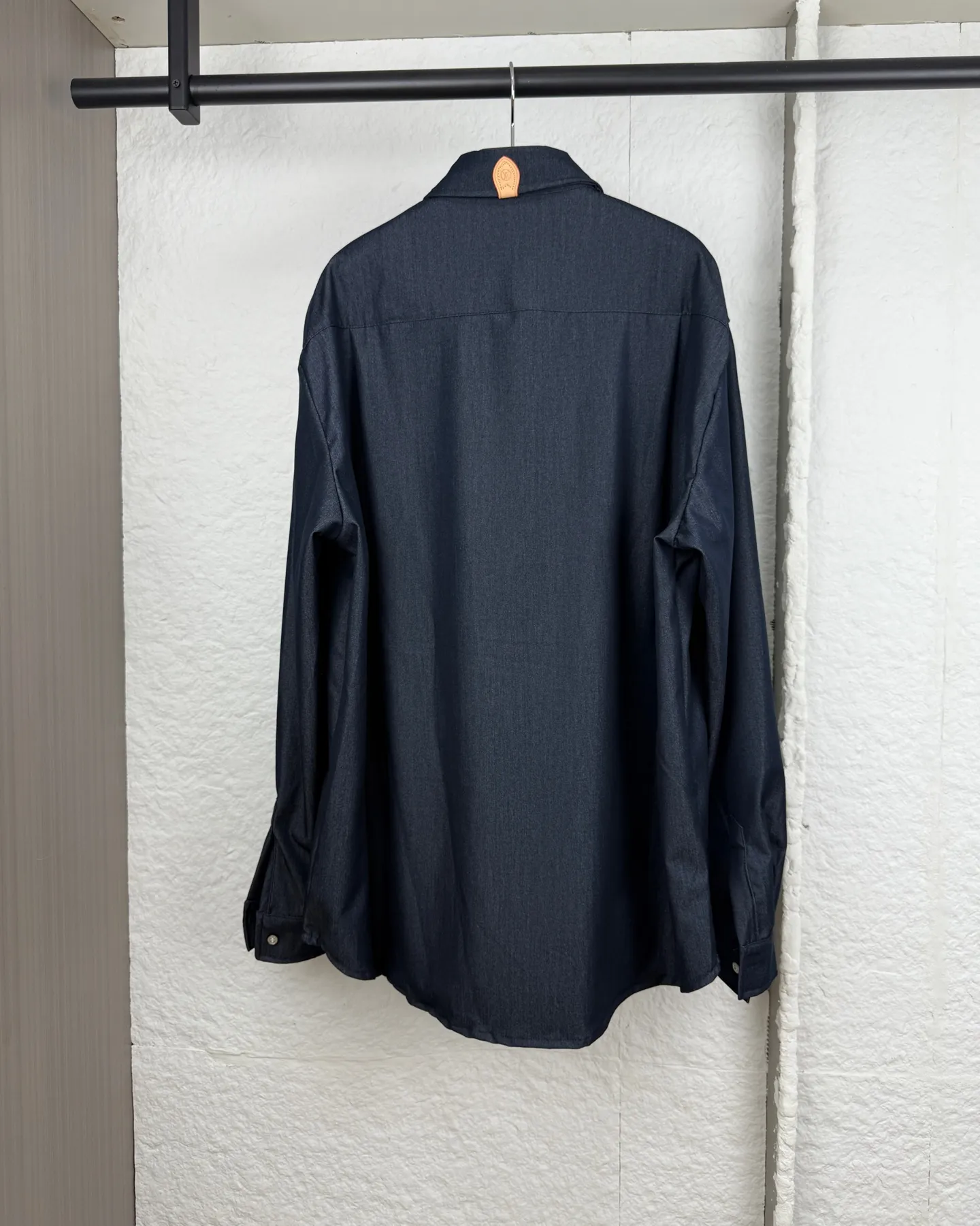 Trunk Leather Patch Long-Sleeve Shirt D27513834 — view 2