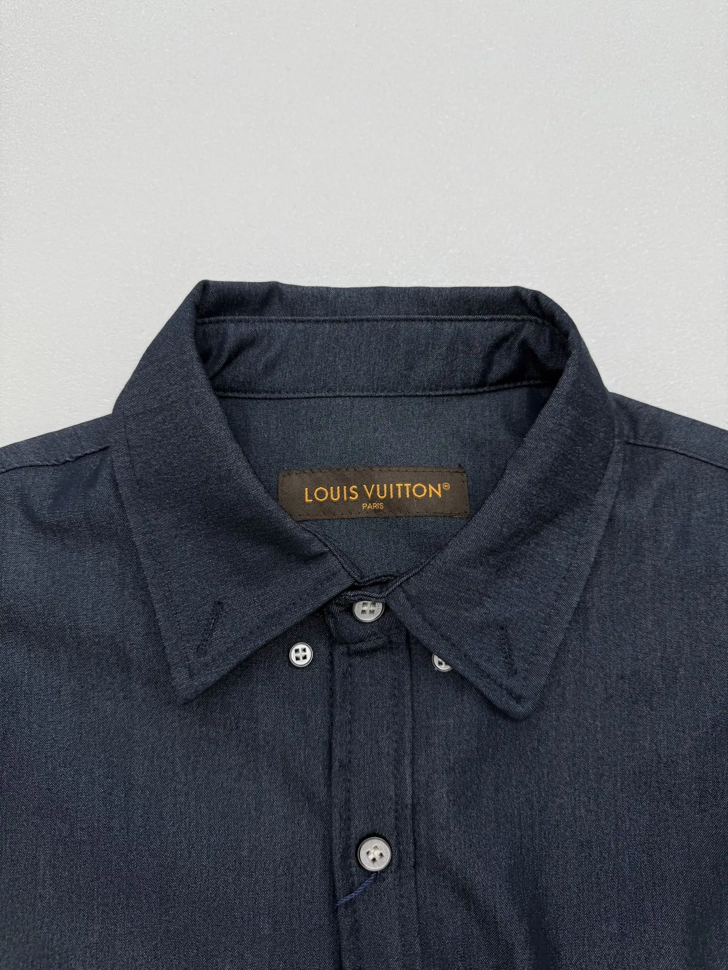 Trunk Leather Patch Long-Sleeve Shirt D27513834 — view 3