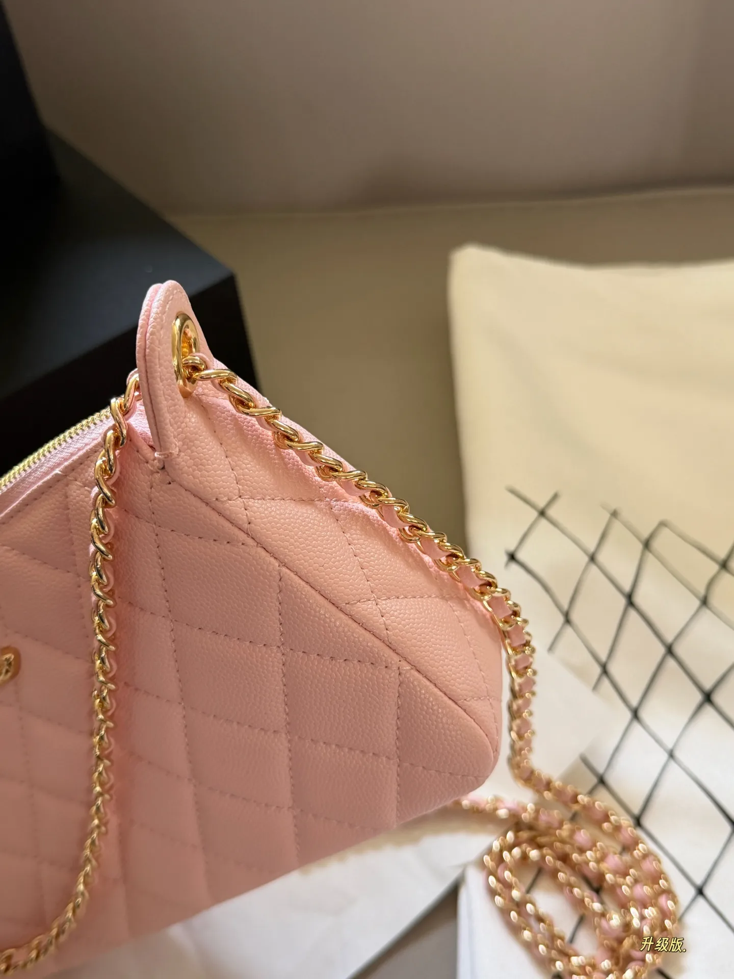 Quilted Leather Chain Shoulder Bag D27518305 — view 21