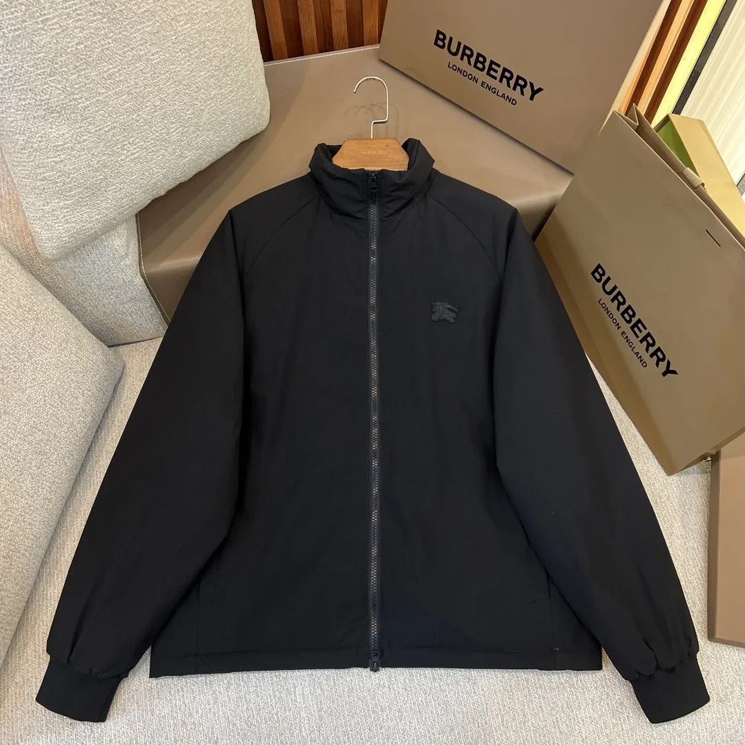Logo-Embroidered Padded Harrington Jacket D27516021 — view 3