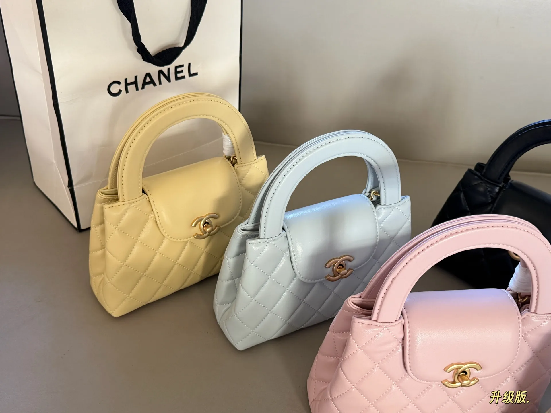 Quilted Leather Top-Handle Mini Bag D28018113 — view 6