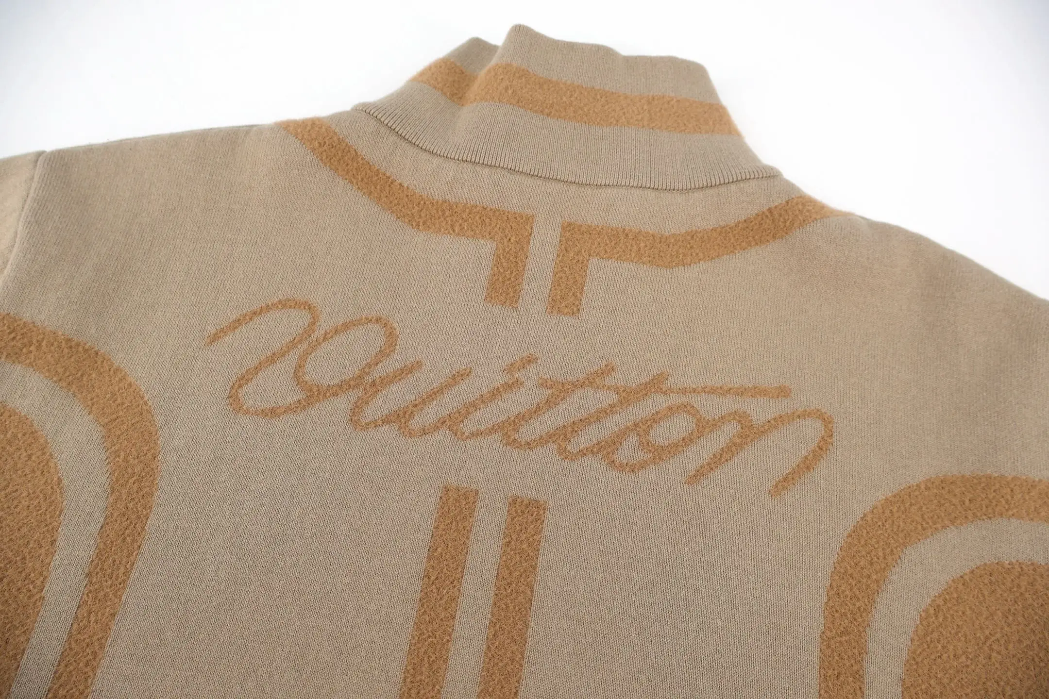 Logo Intarsia Wool-Blend Zip-Up Cardigan D28016018 — view 7