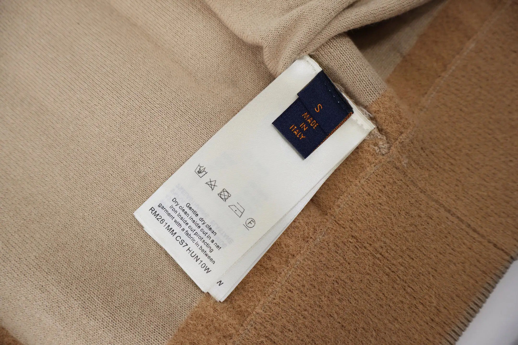 Logo Intarsia Wool-Blend Zip-Up Cardigan D28016018 — view 10