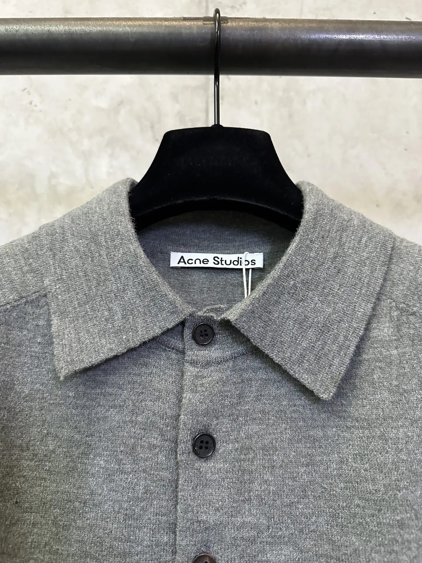Logo-Embroidered Wool-Blend Polo Sweater D28012343 — view 7